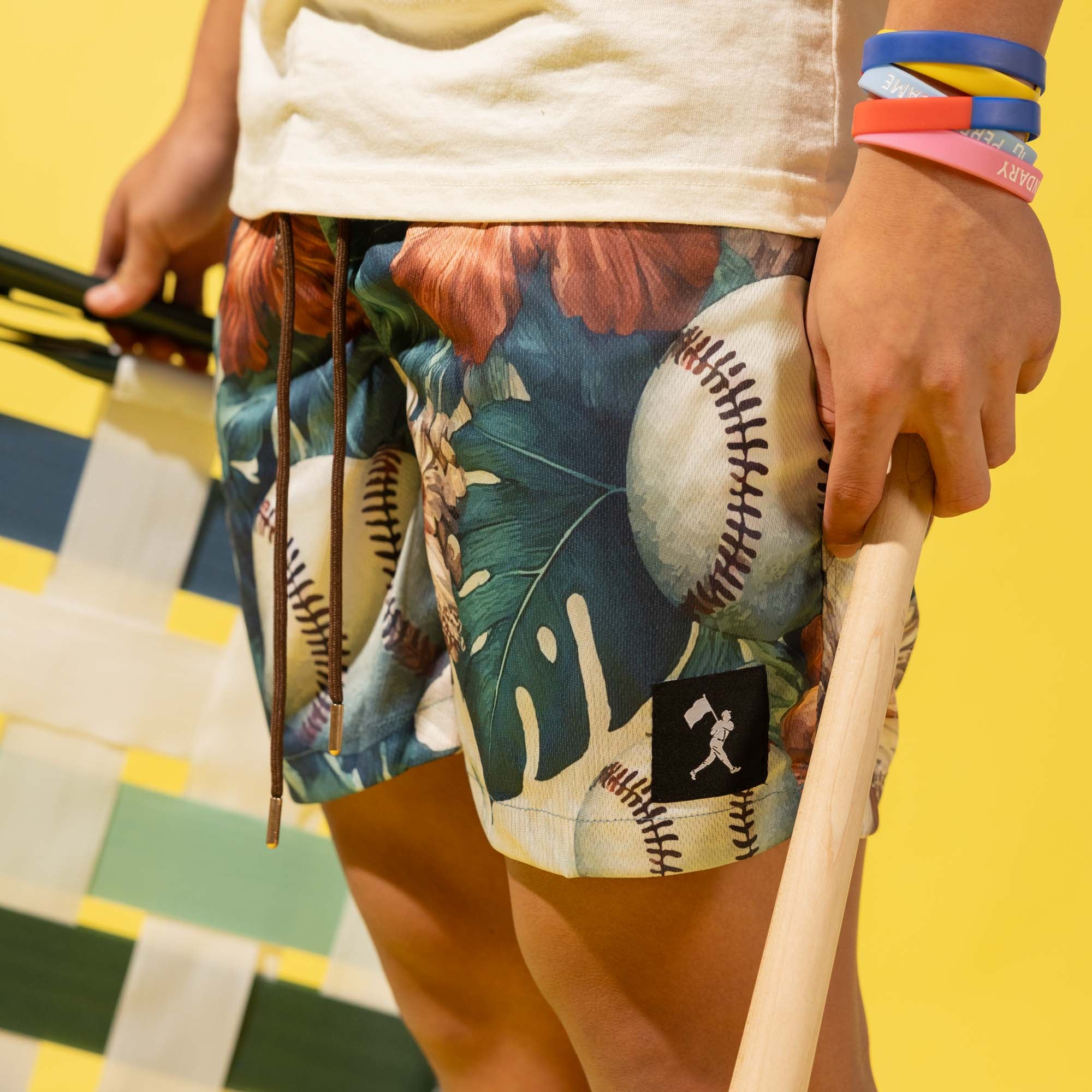 Aloha Ball Diamond Air Mesh Shorts - Youth - Image 6