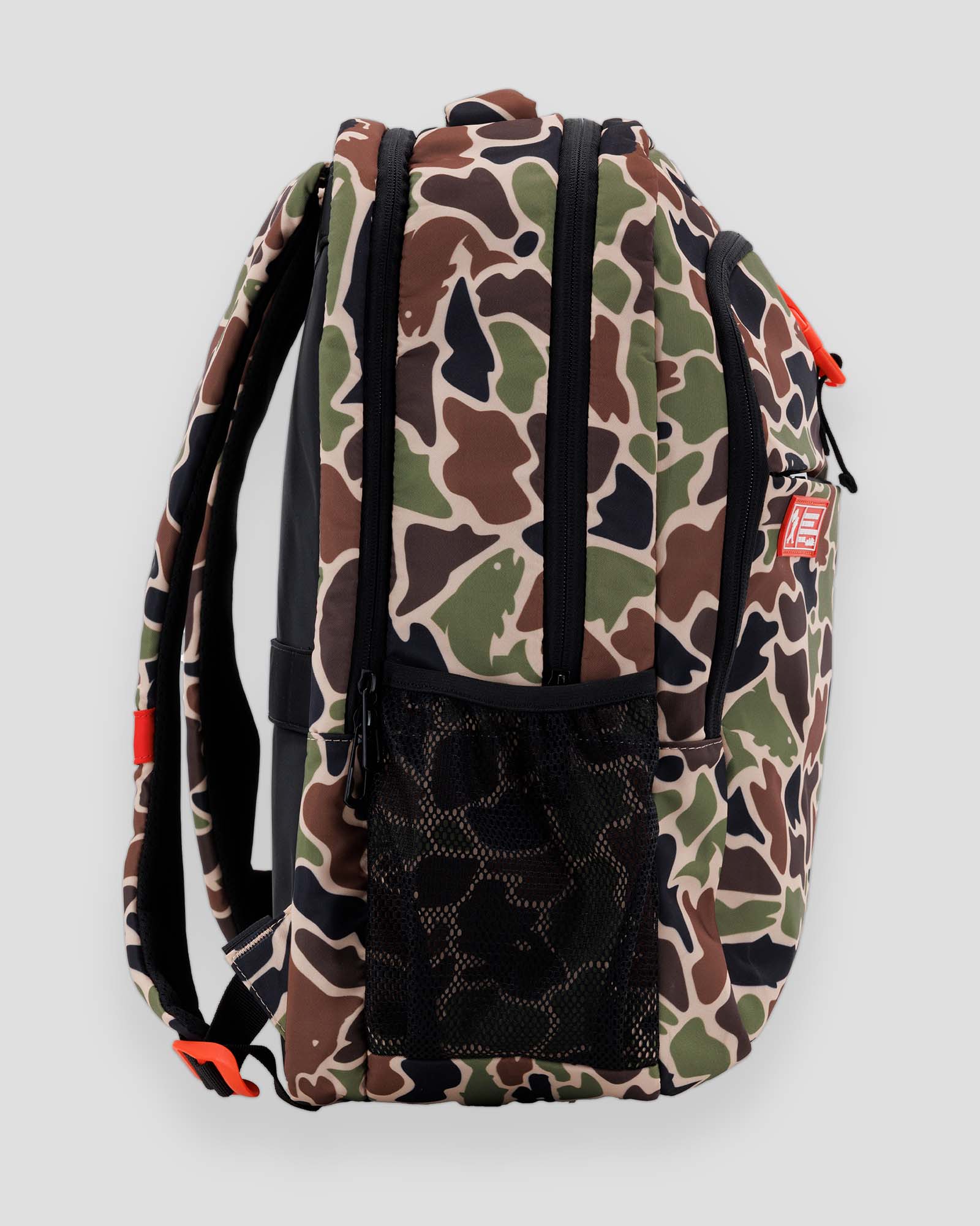Angler Camo No Fear Cap Clip Backpack - Image 3