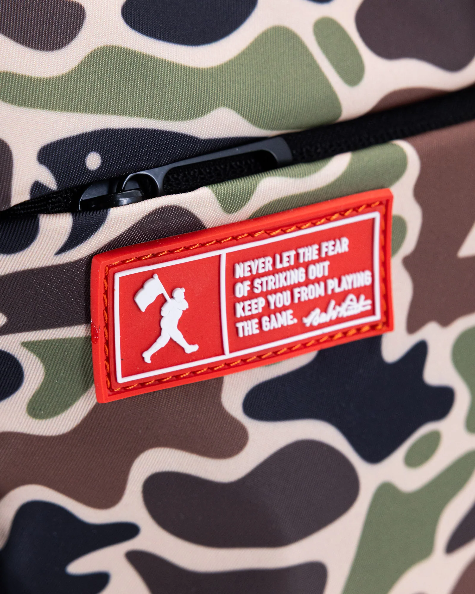 Angler Camo No Fear Cap Clip Backpack - Image 6