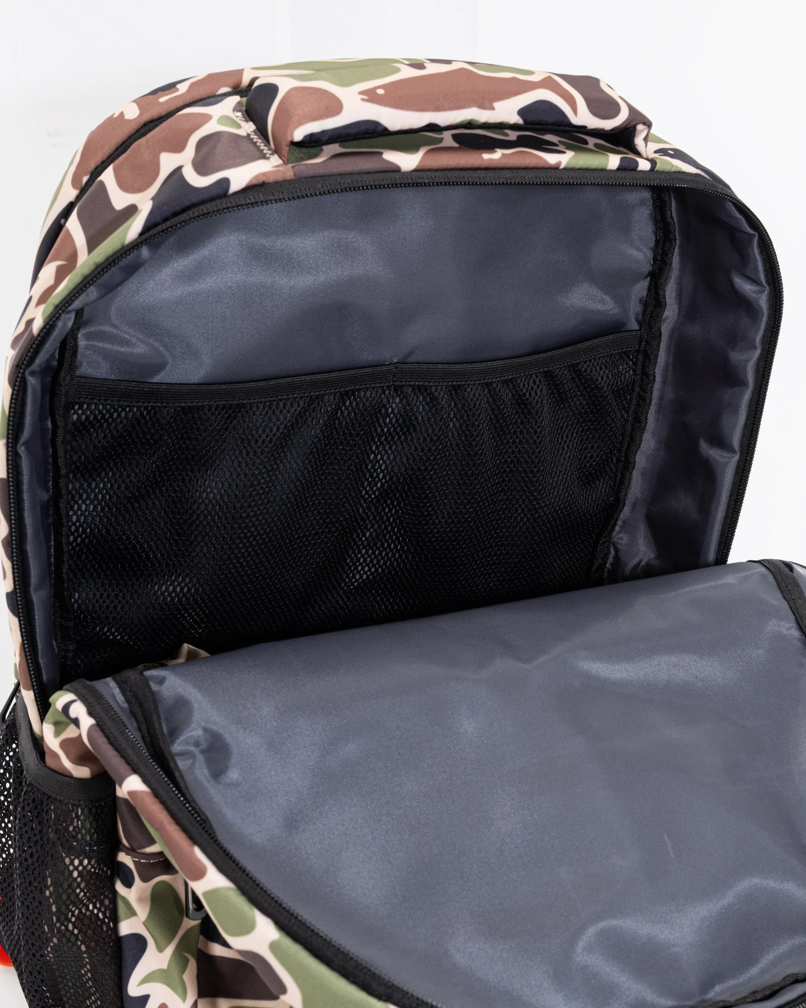 Angler Camo No Fear Cap Clip Backpack - Image 9