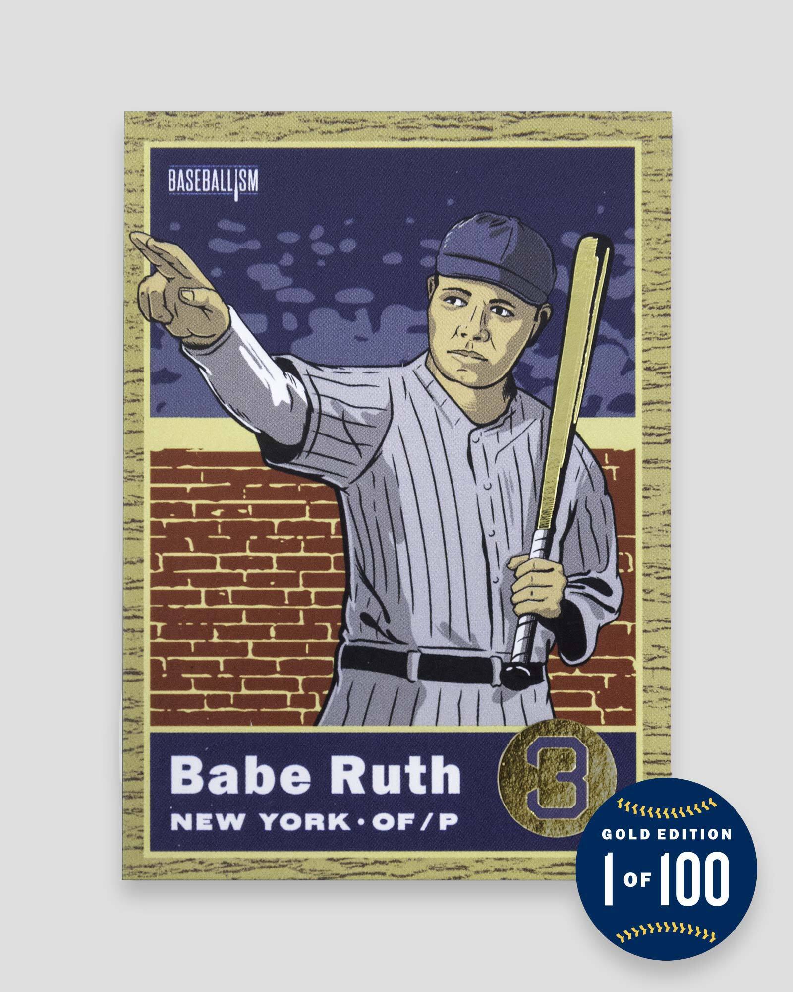 Babe Ruth Collectible Card - Image 3