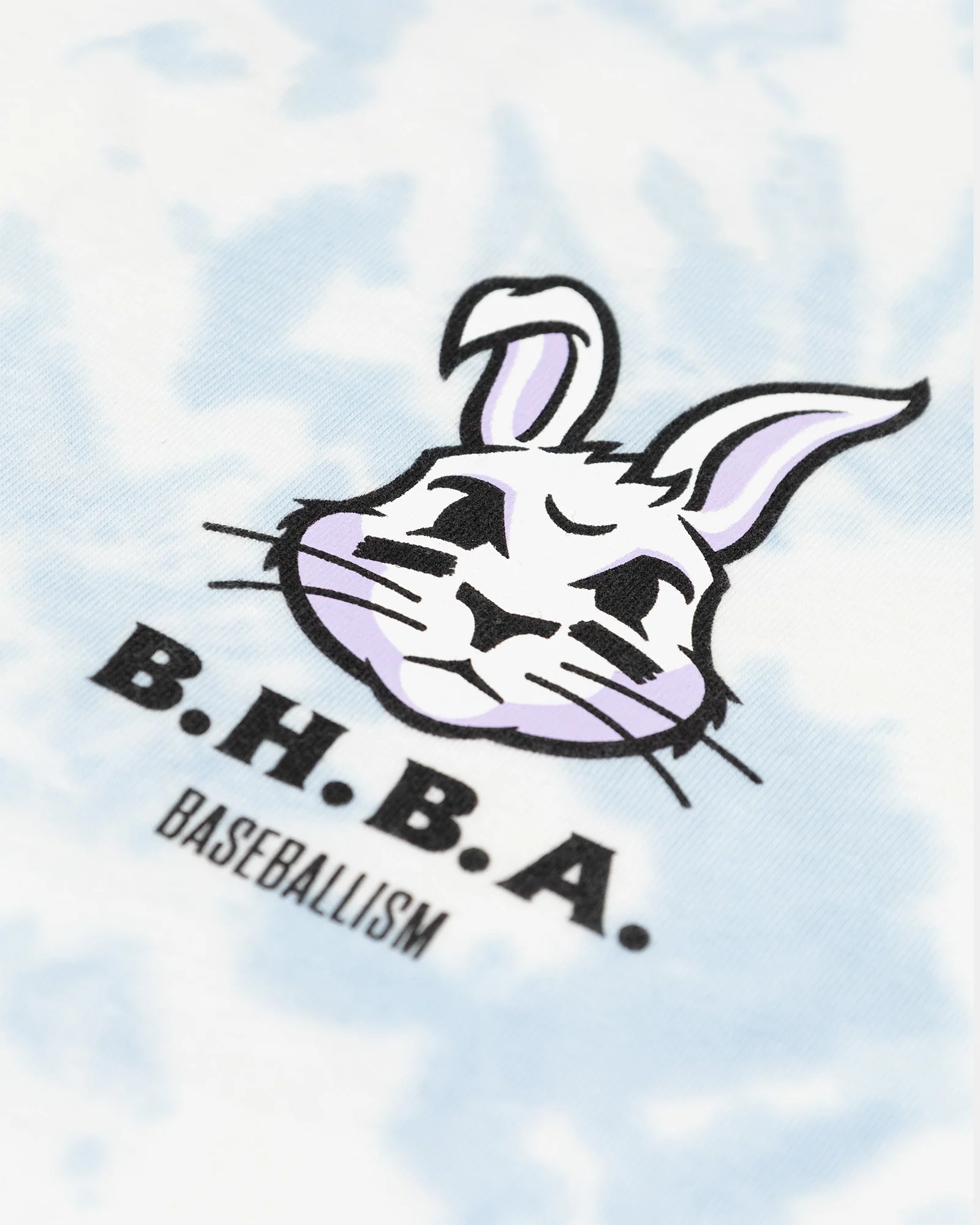 Bad Hop Baseball Academy T-Shirt - Blue Tie Dye - Image 3