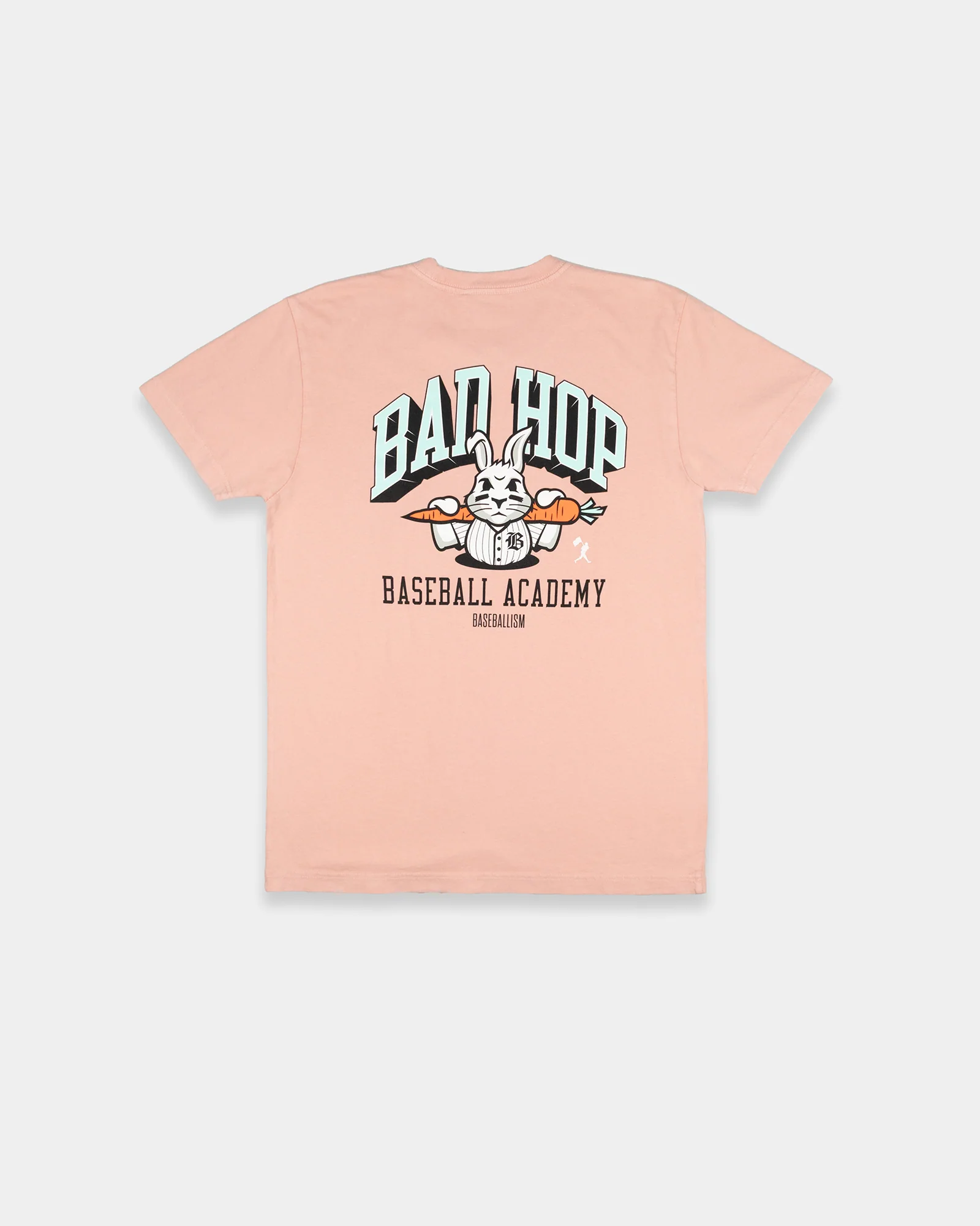 Bad Hop Baseball Academy T-Shirt - Rose Wash