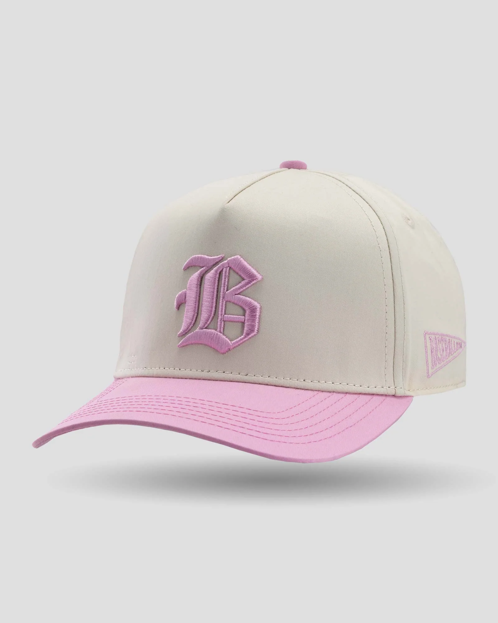 Ballplayer B Five Panel Cap - Pink