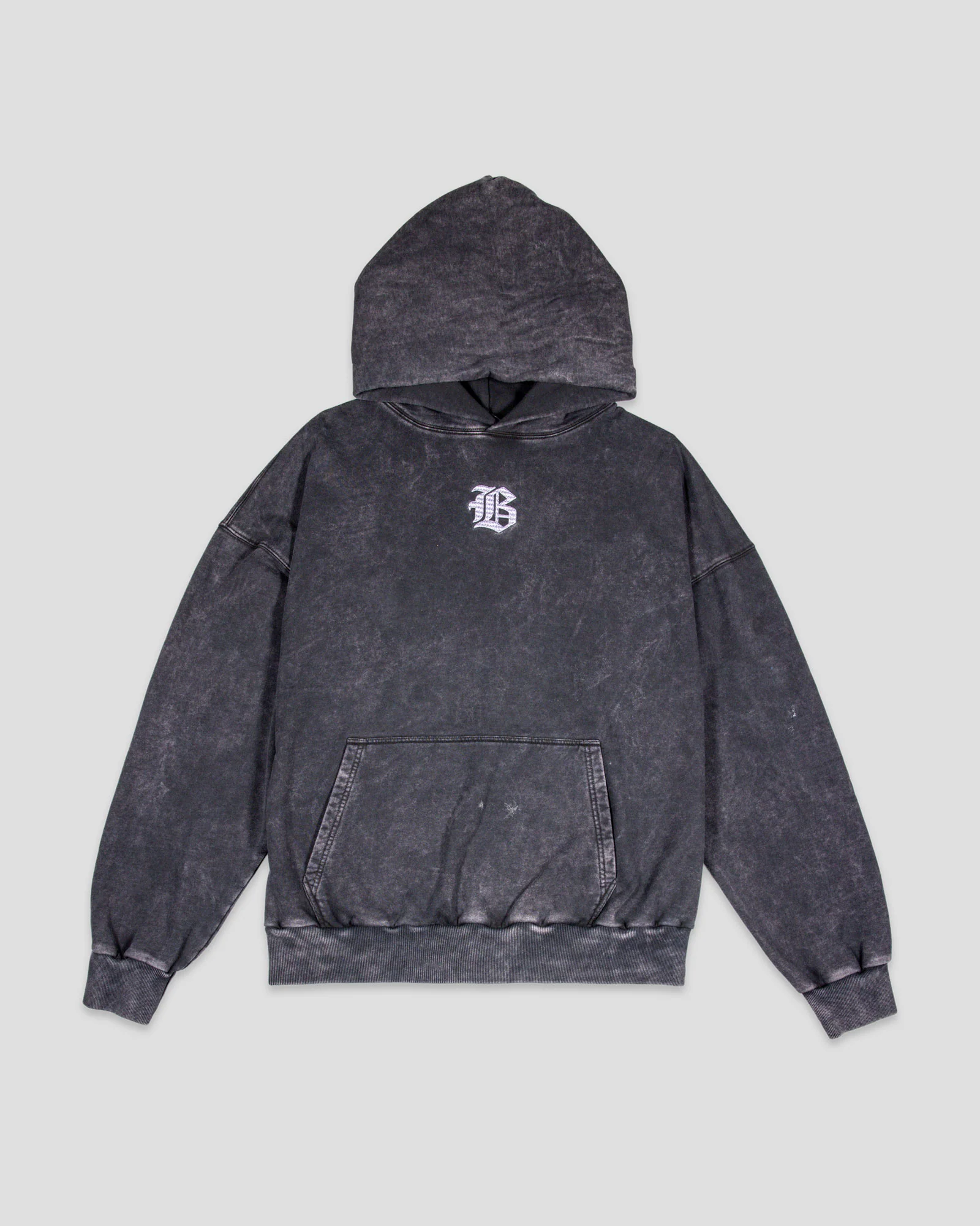 Ballplayer B Relaxed Fit Vintage Washed Hoodie - Image 2