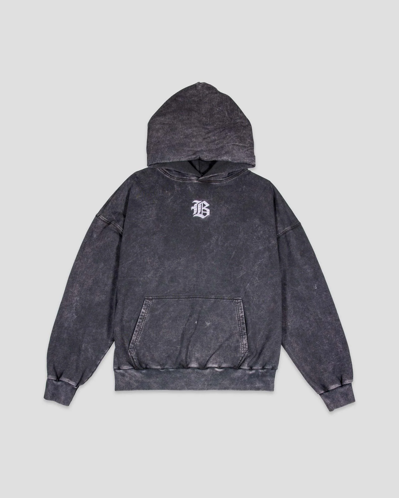 Ballplayer B Vintage Washed Hoodie - Youth - Image 2