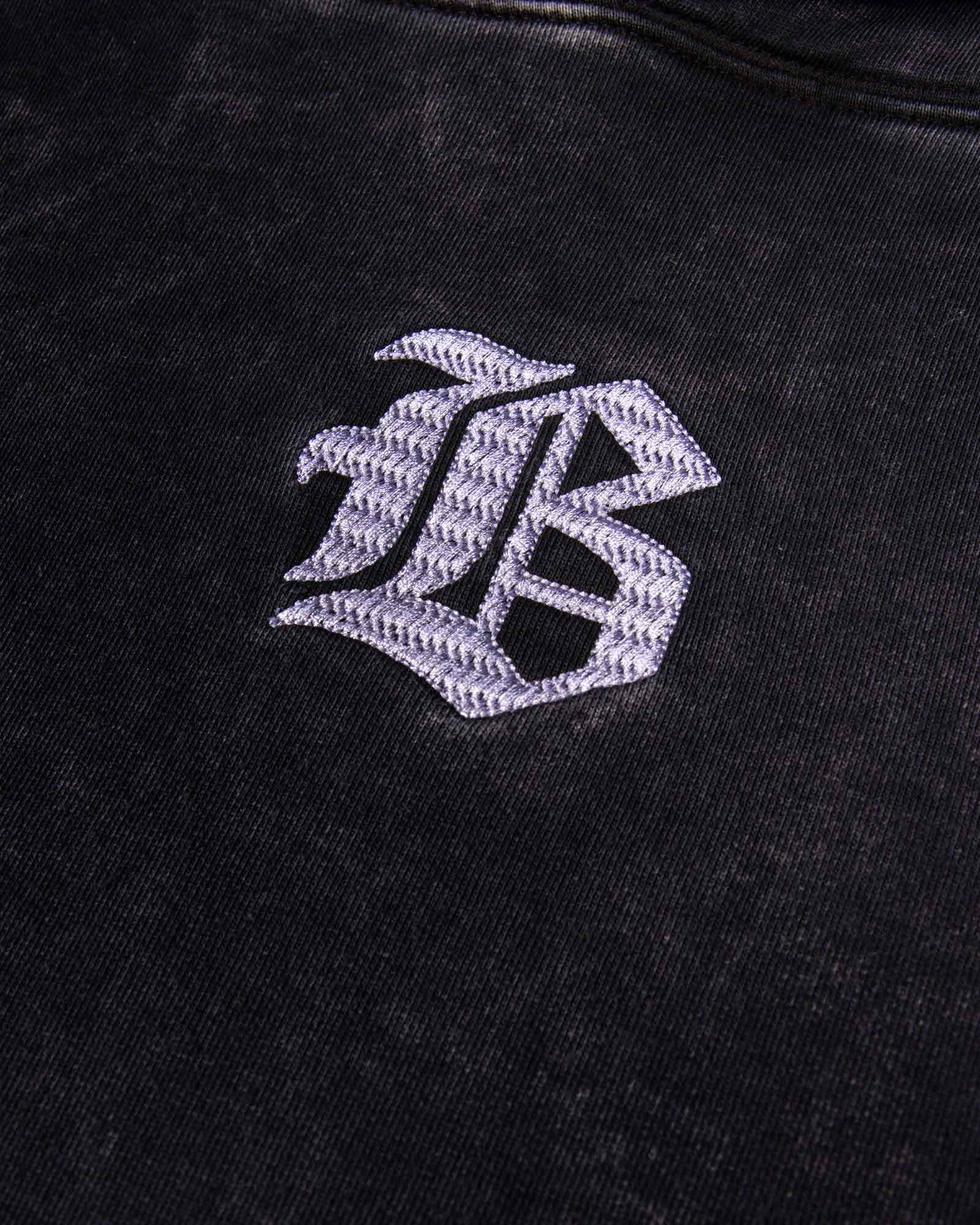 Ballplayer B Vintage Washed Hoodie - Youth - Image 3