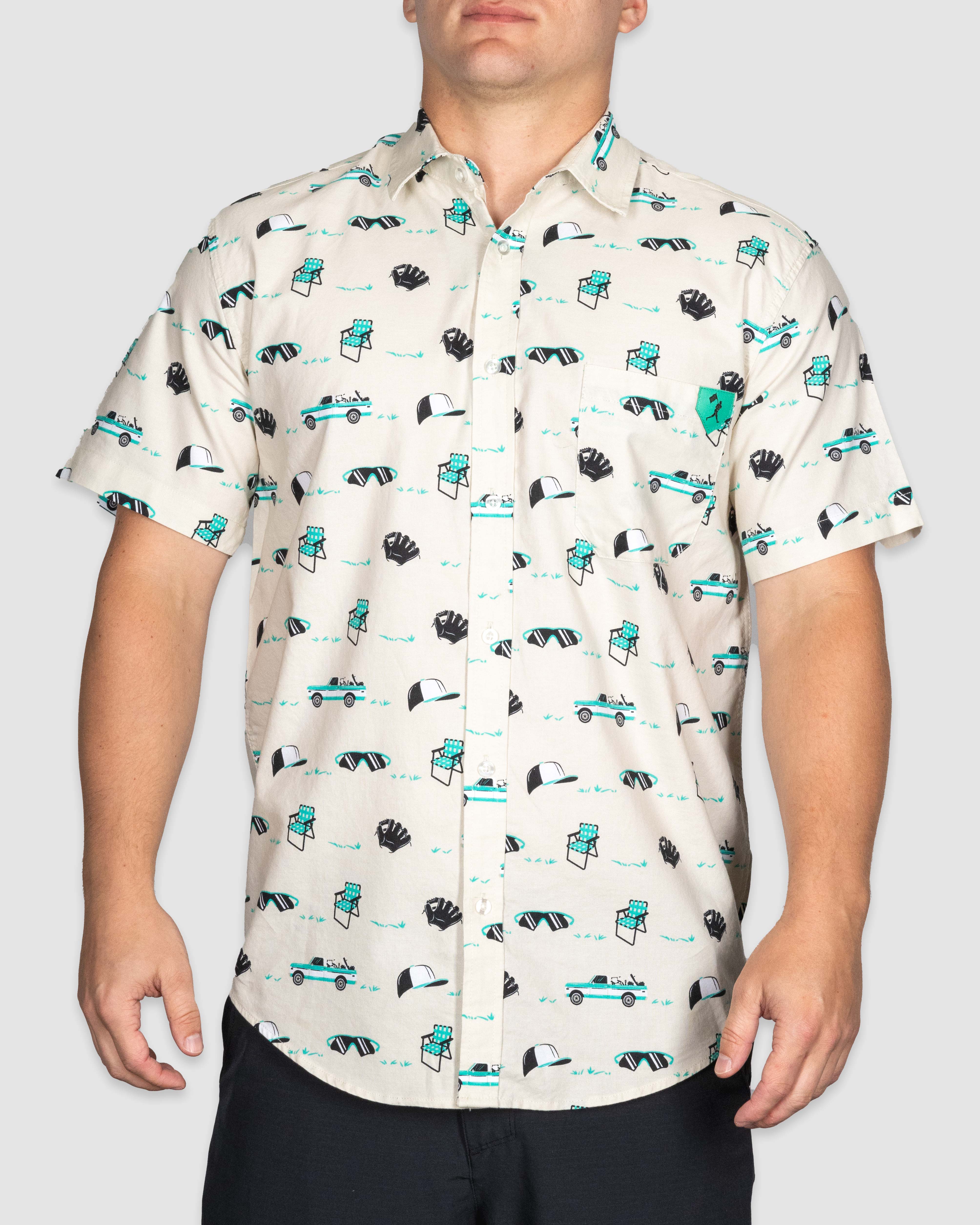 Baseball Dad Essentials - Oxford Button Down - Image 3