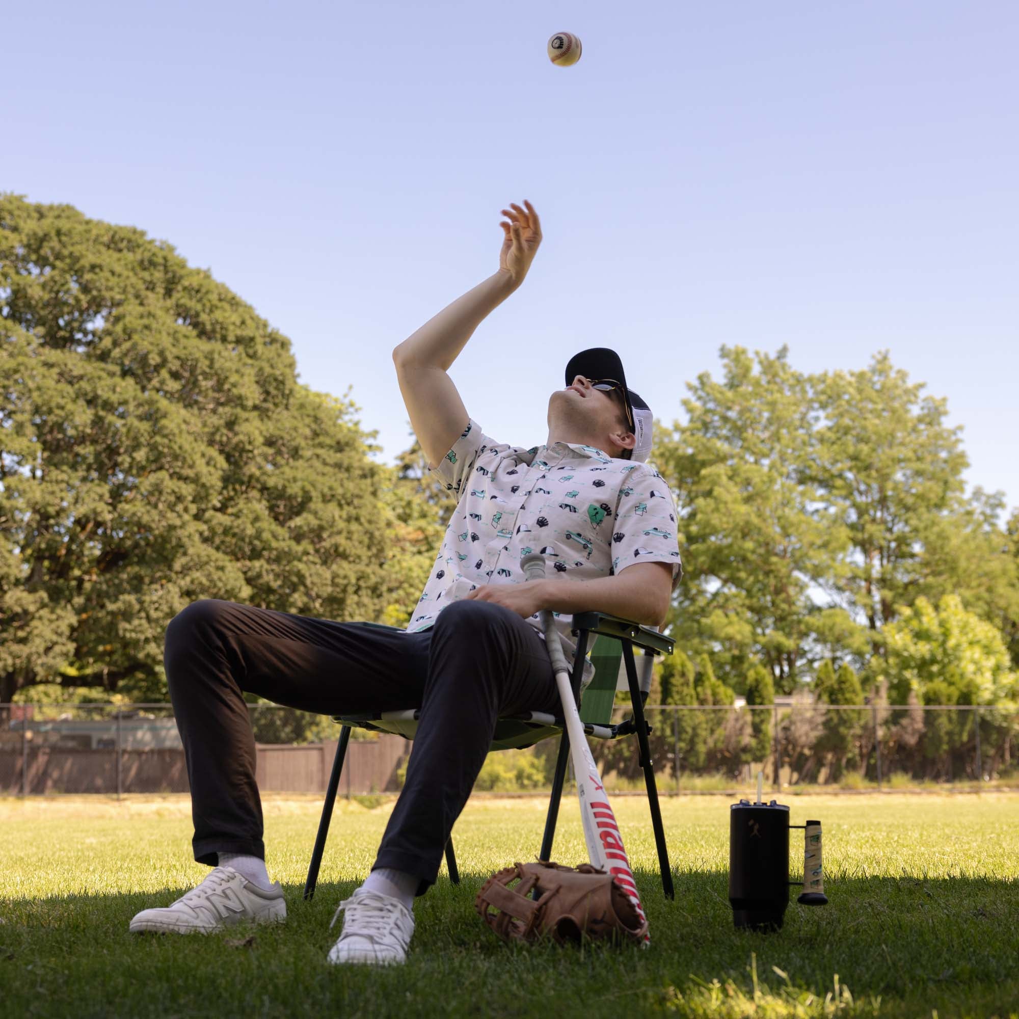Baseball Dad Essentials - Oxford Button Down - Image 8