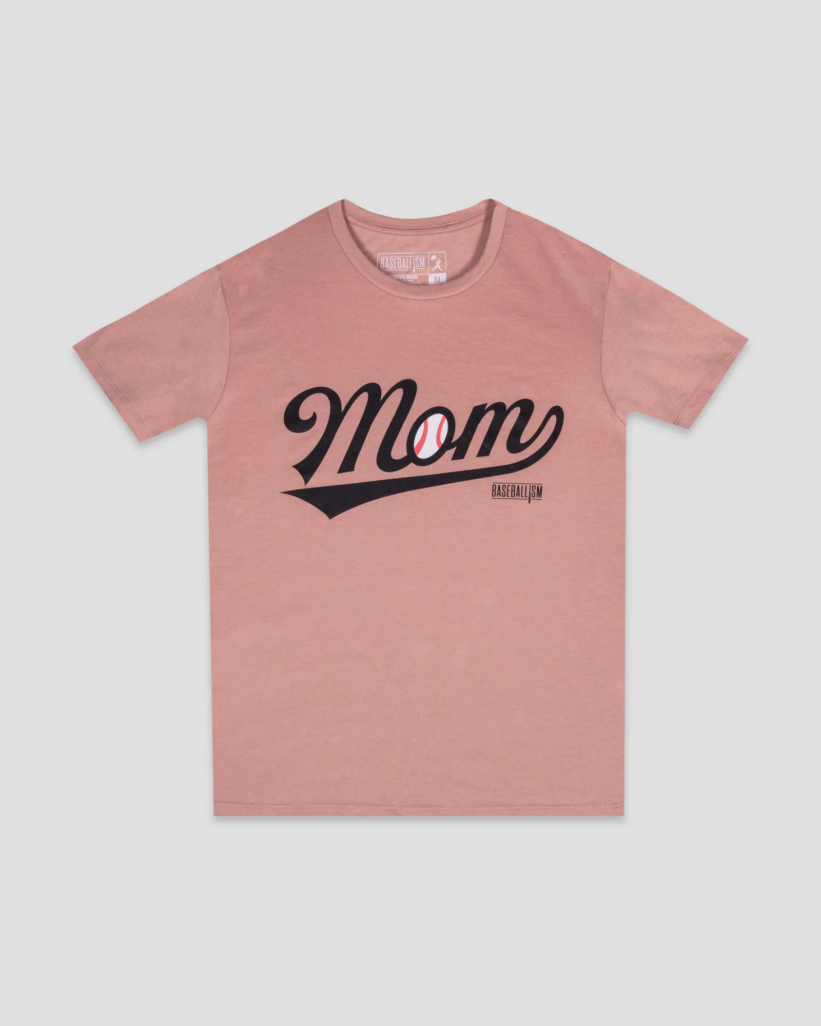Baseball Mom Warm-Up Tee - Blush Quartz - Image 2