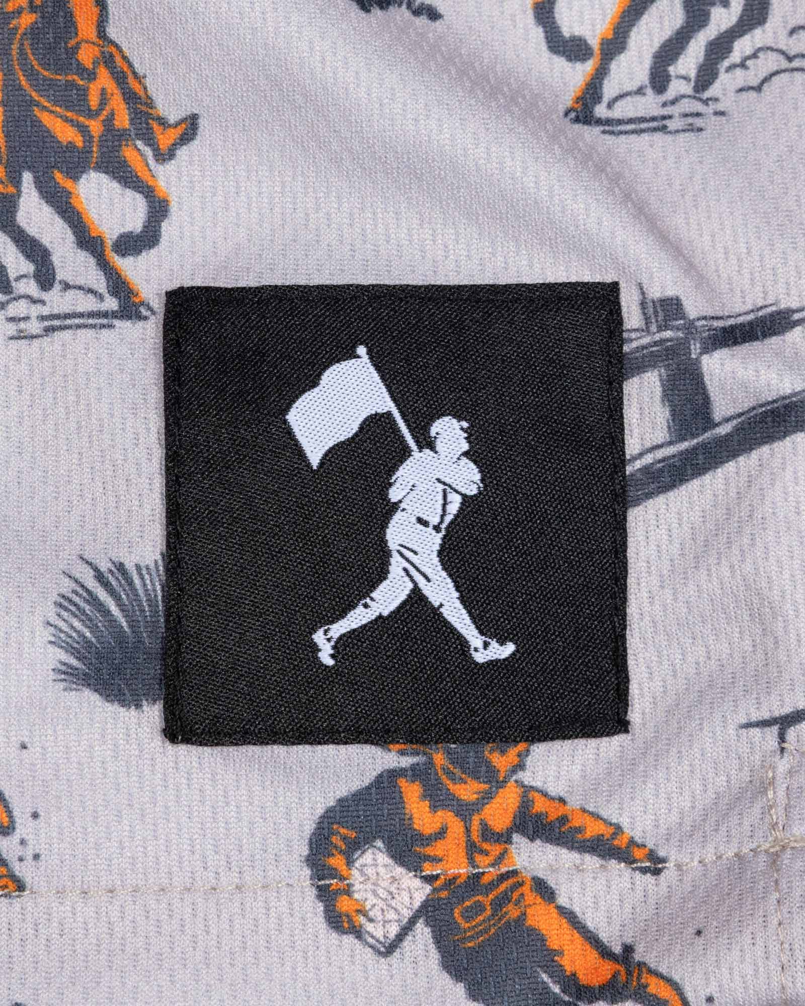 Baseballism Bullpen Diamond Air Mesh Shorts - Tan - Image 3