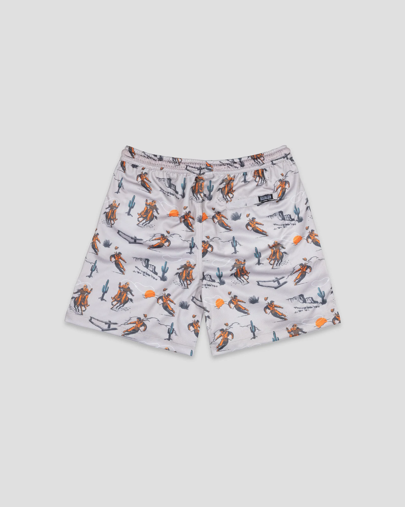 Baseballism Bullpen Diamond Air Mesh Shorts (Tan) - Youth - Image 2