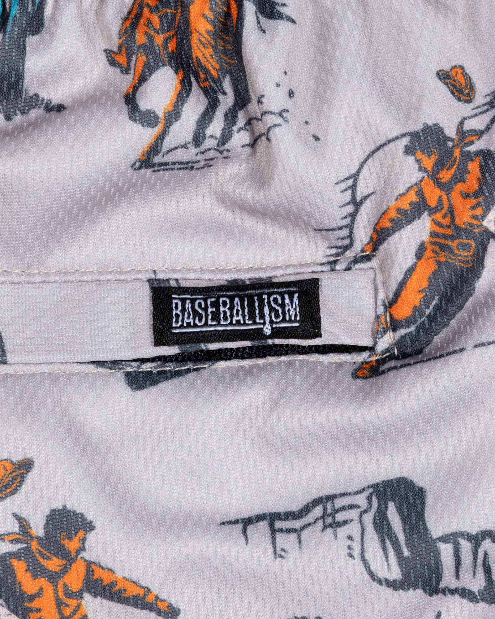 Baseballism Bullpen Diamond Air Mesh Shorts (Tan) - Youth - Image 5