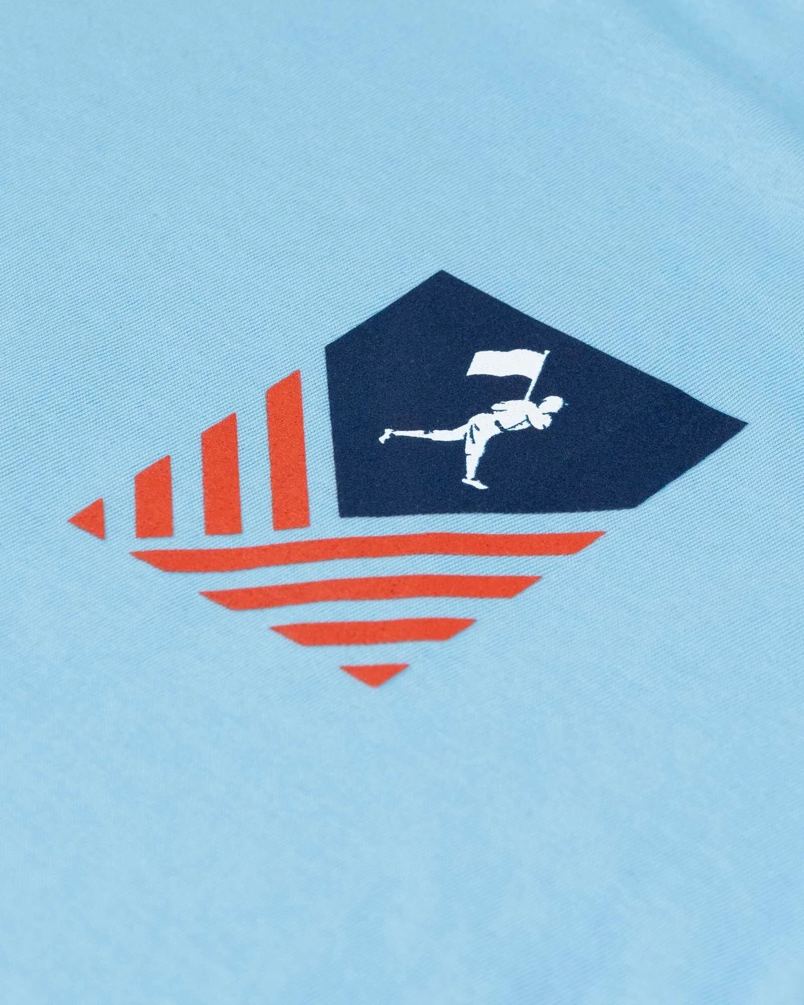 Baseballism Retro T-Shirt - Blue - Image 3