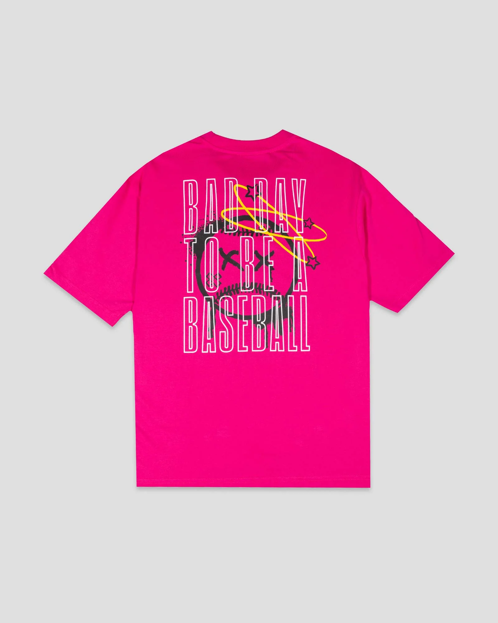 Bat Bros Bad Day Pima Cotton T-Shirt - Pink