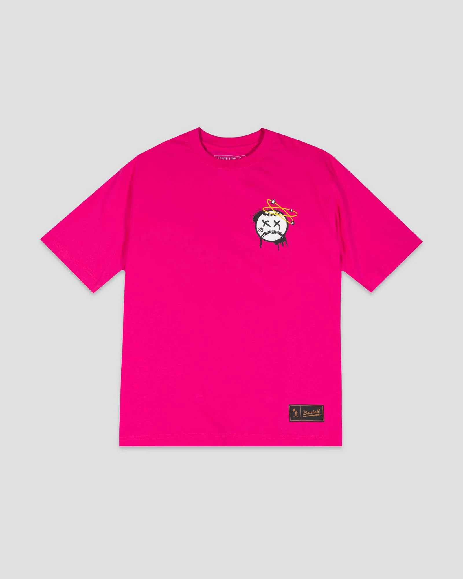 Bat Bros Bad Day Pima Cotton T-Shirt - Pink - Image 2