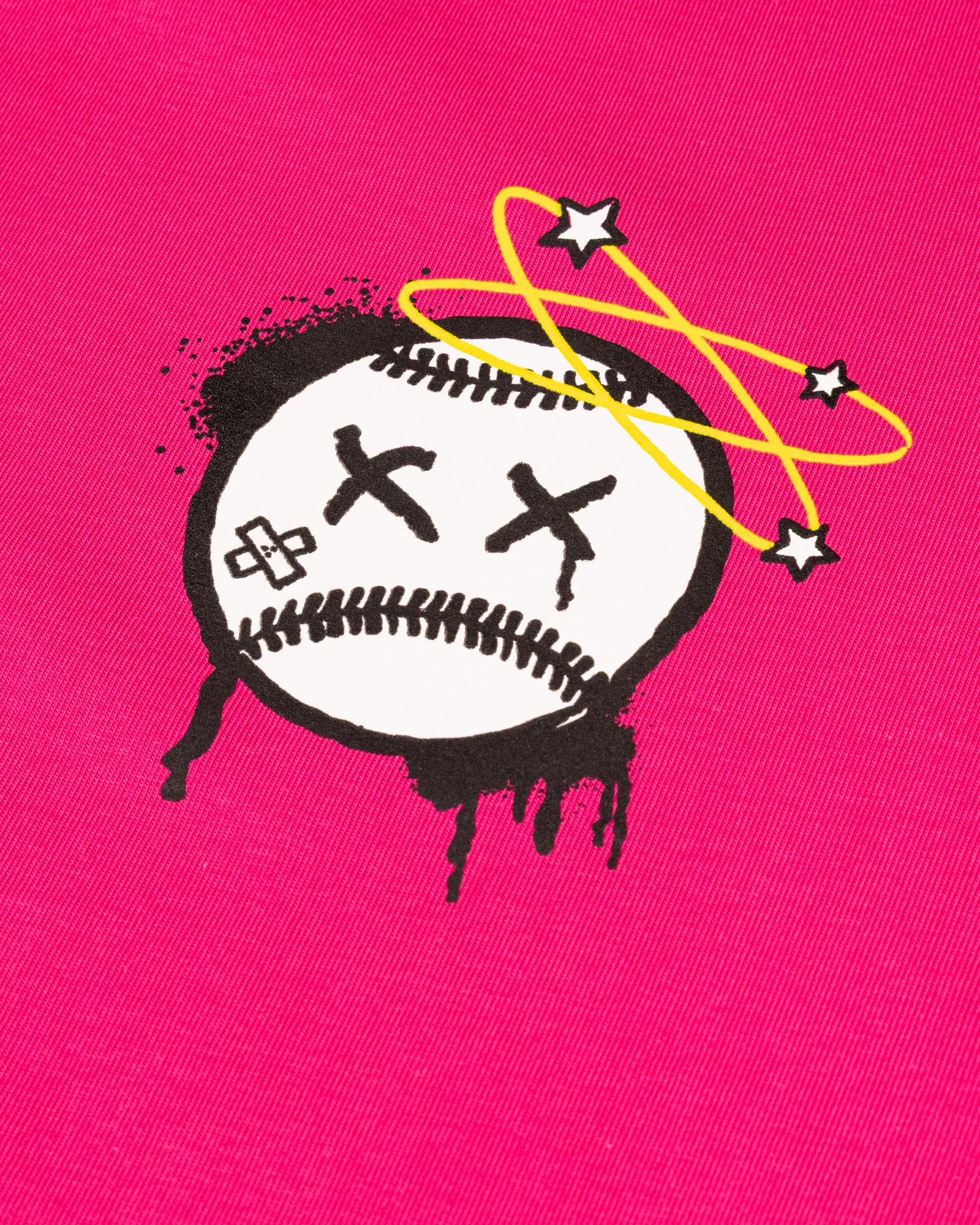 Bat Bros Bad Day Pima Cotton T-Shirt - Pink - Image 3