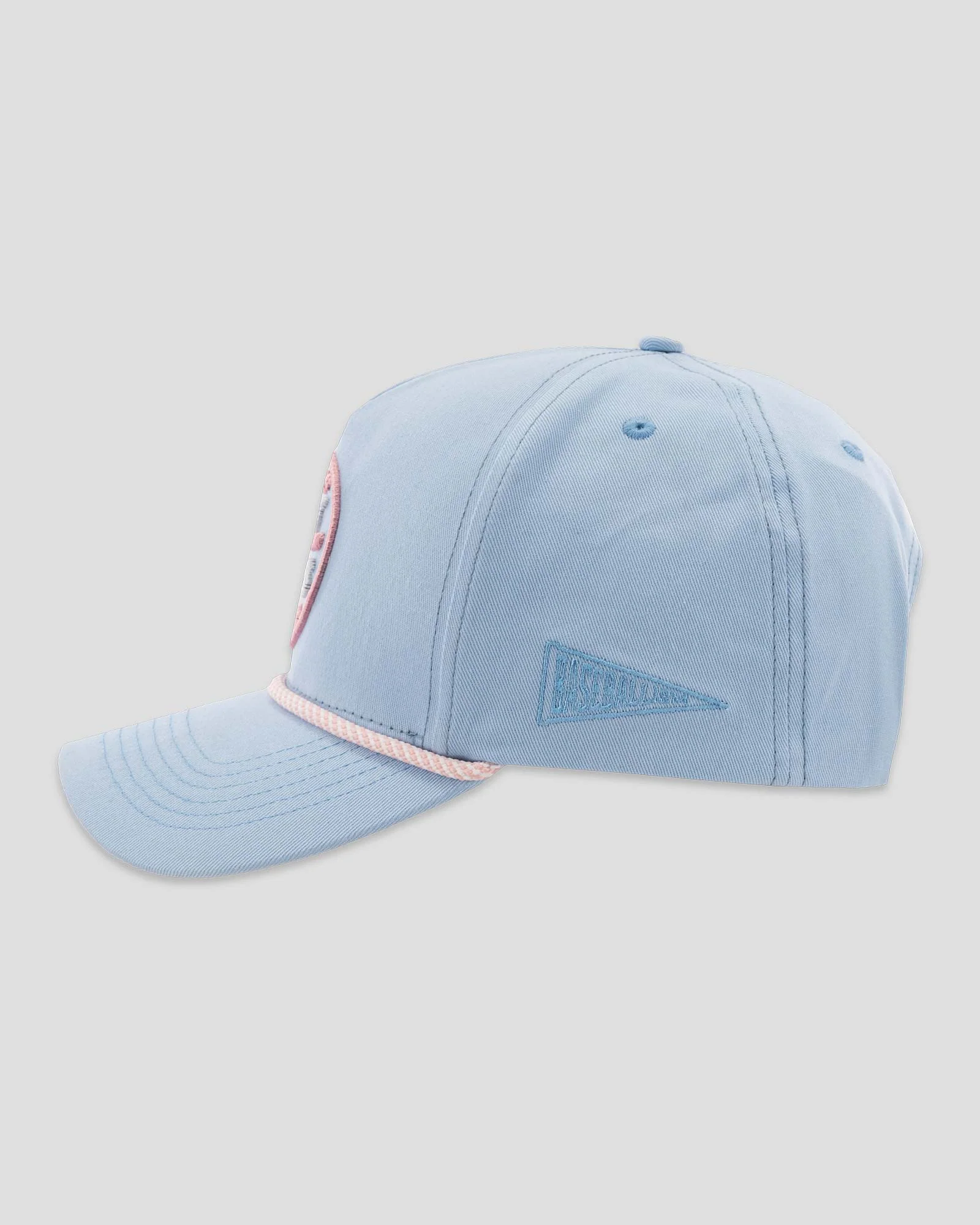 Bat Bros Five Panel Cap - Light Blue - Image 4