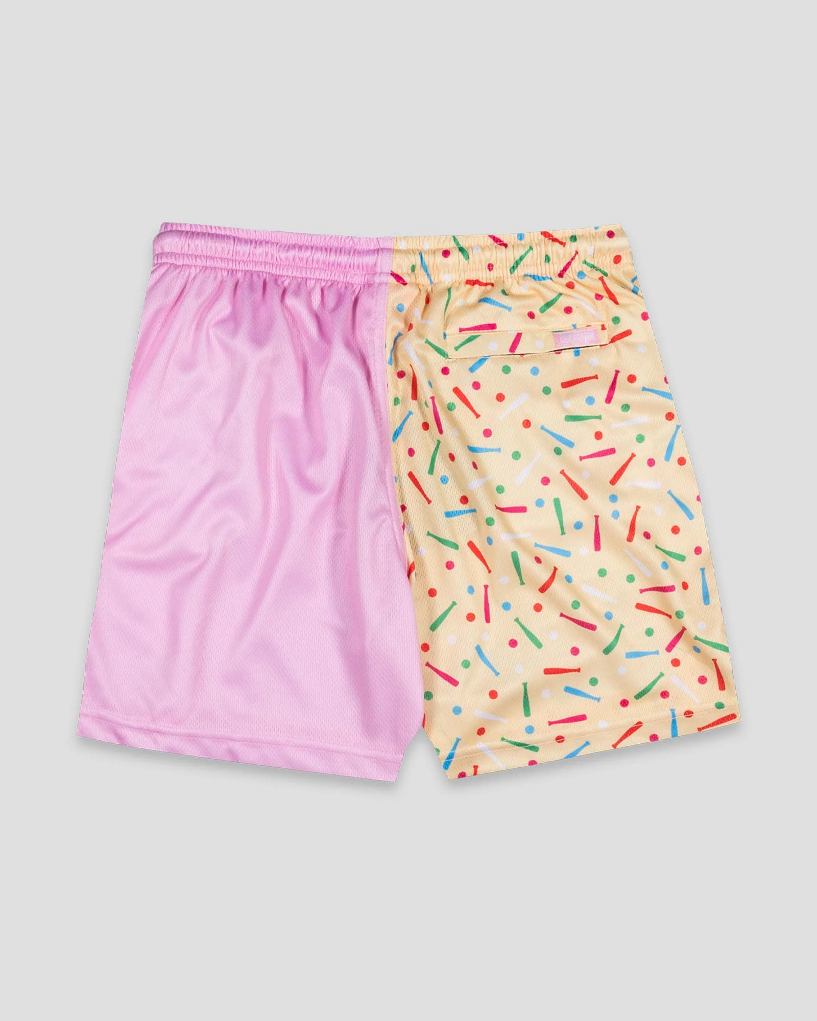 Batter Up Bakery Confetti Cupcake Diamond Air Mesh Shorts - Image 2