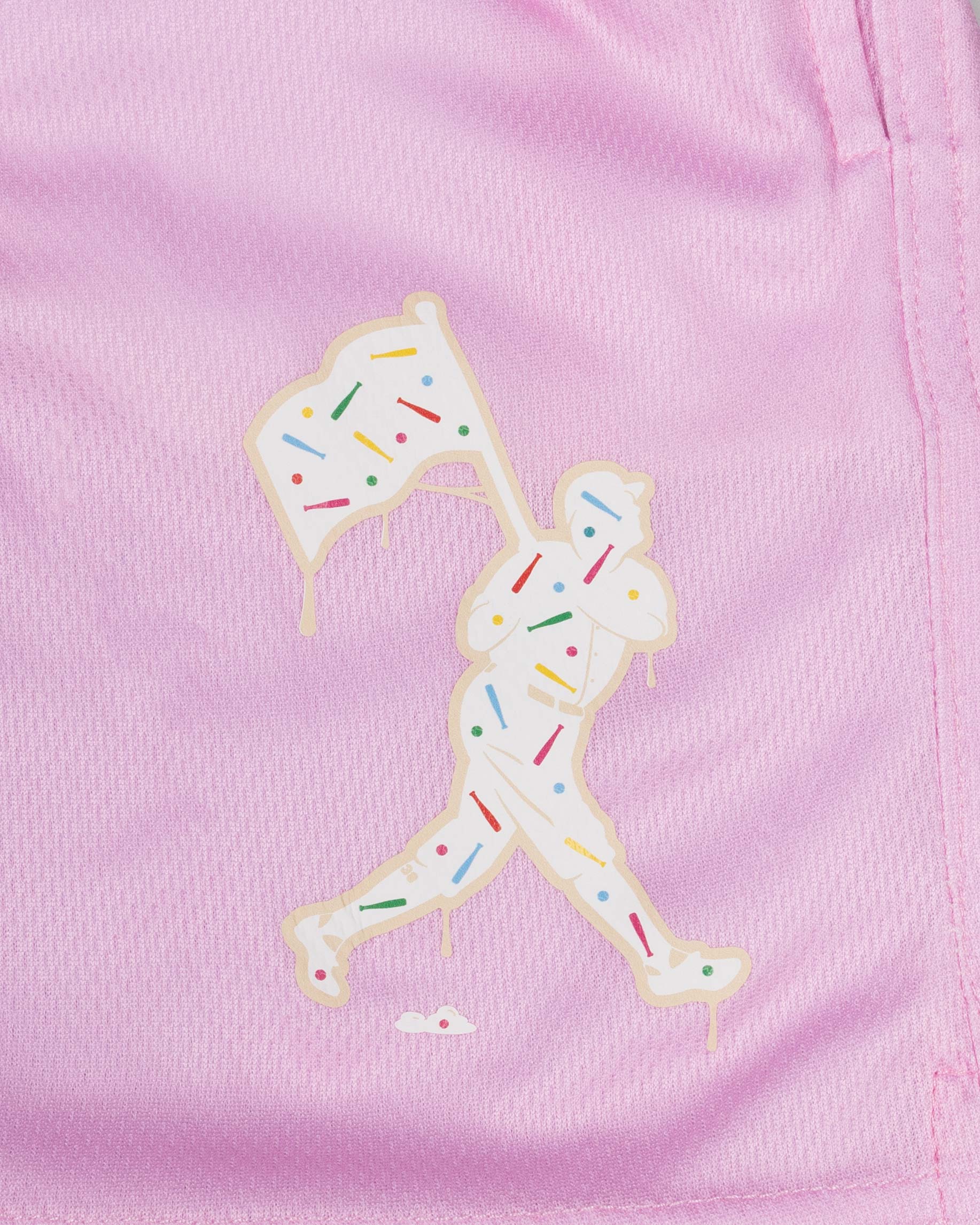 Batter Up Bakery Confetti Cupcake Diamond Air Mesh Shorts - Image 3