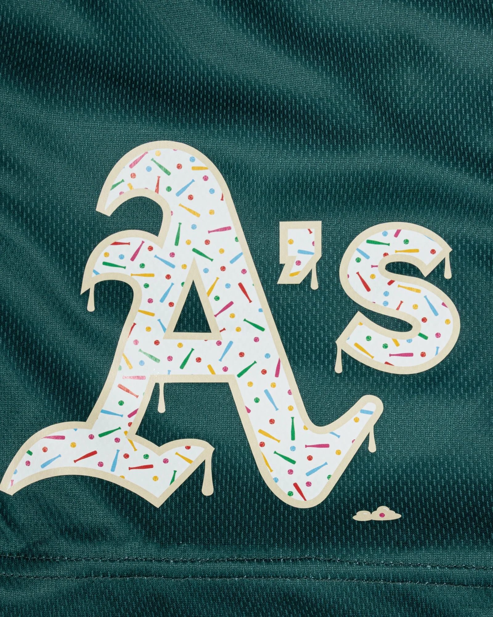 Batter Up Bakery Confetti Cupcake Diamond Air Mesh Shorts - Athletics - Image 3