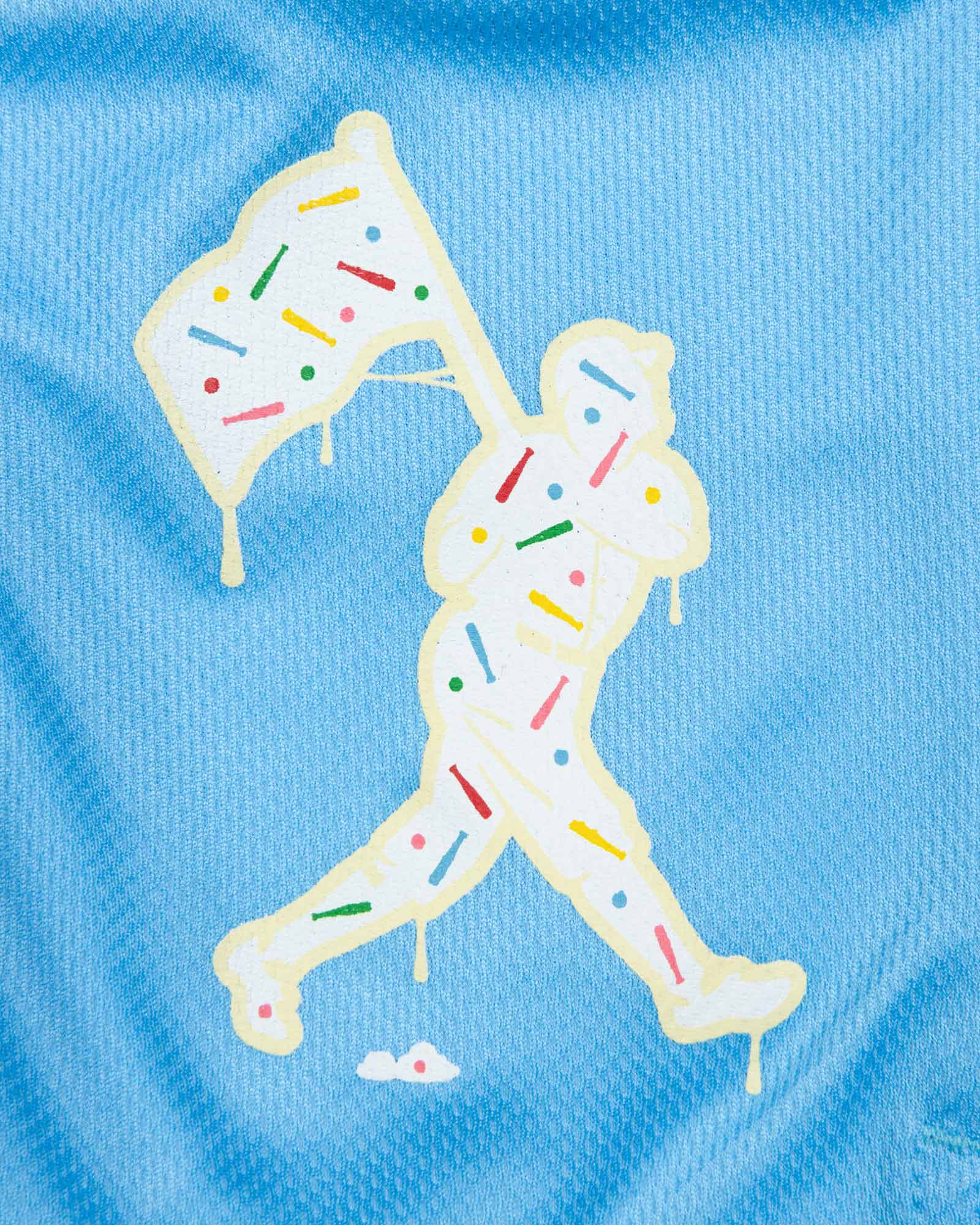 Batter Up Bakery Confetti Cupcake Diamond Air Mesh Shorts (Light Blue) - Youth - Image 5