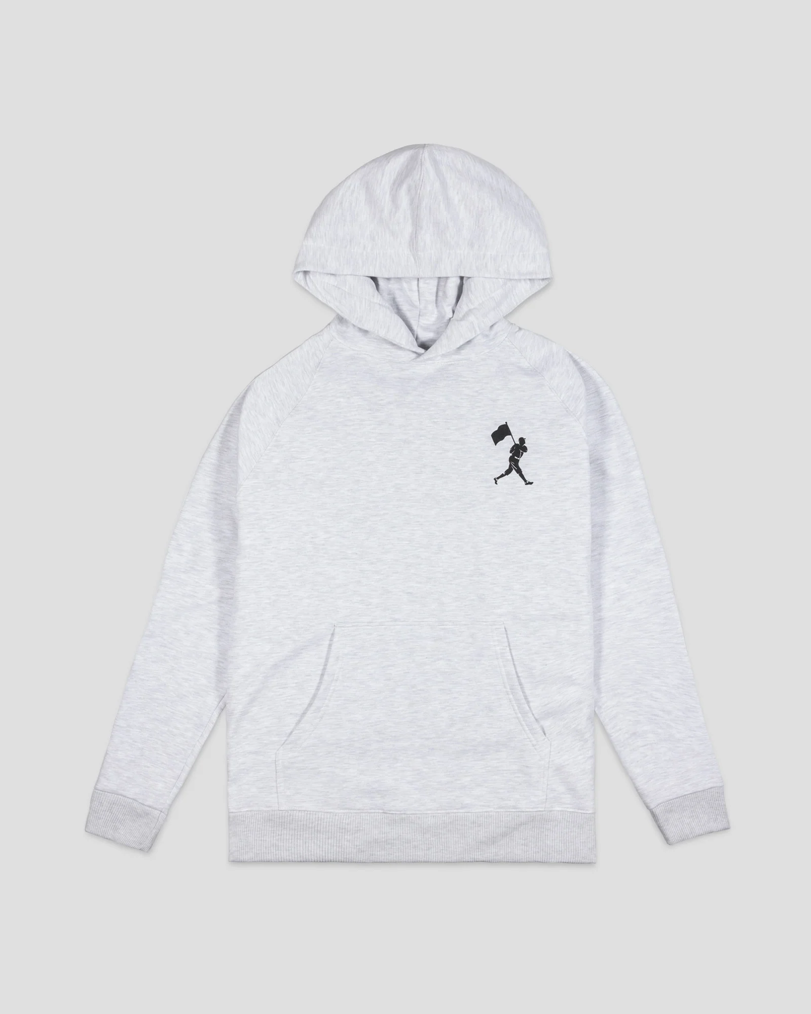 Branded Hoodie (Heather White) - Youth