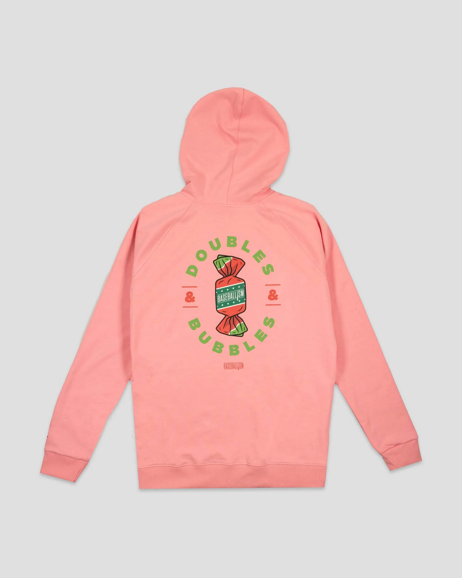Bubbles and Doubles Hoodie - Walk-Off Watermelon - Image 3