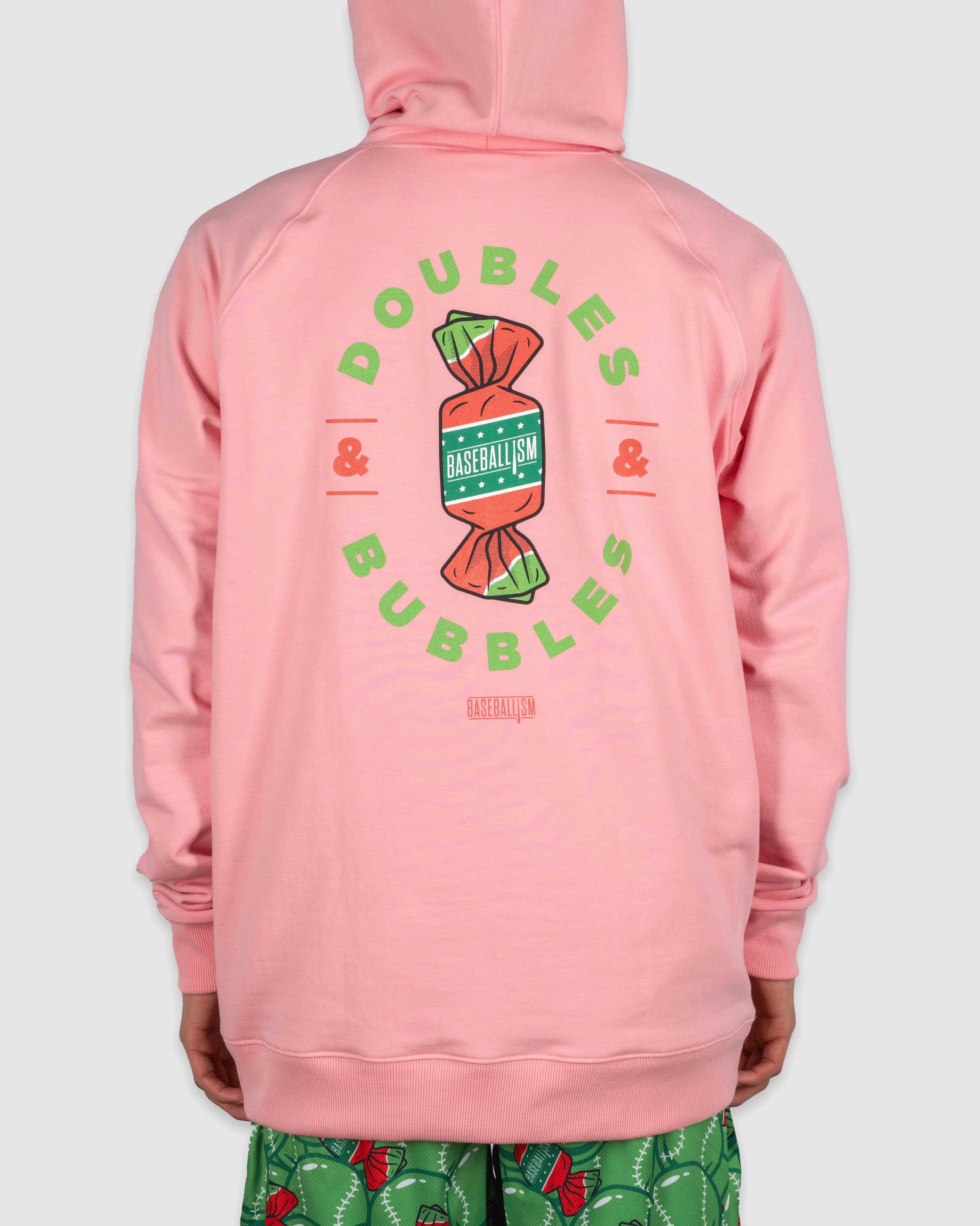 Bubbles and Doubles Hoodie - Walk-Off Watermelon - Image 4