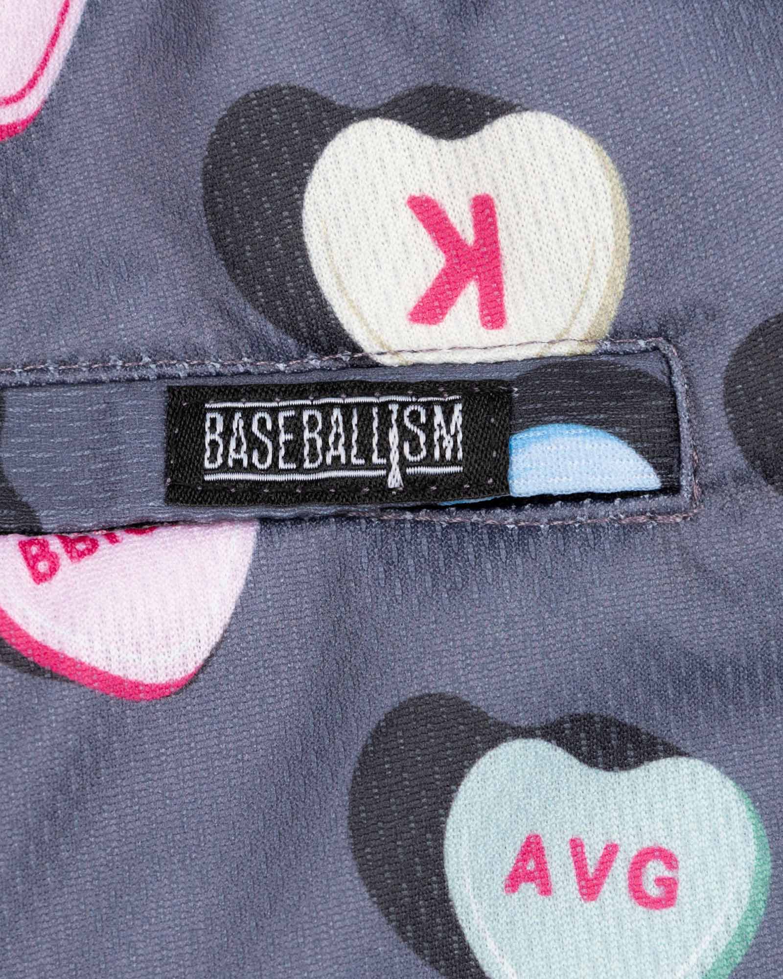 Candy Heart Diamond Air Mesh Shorts - Charcoal - Image 3