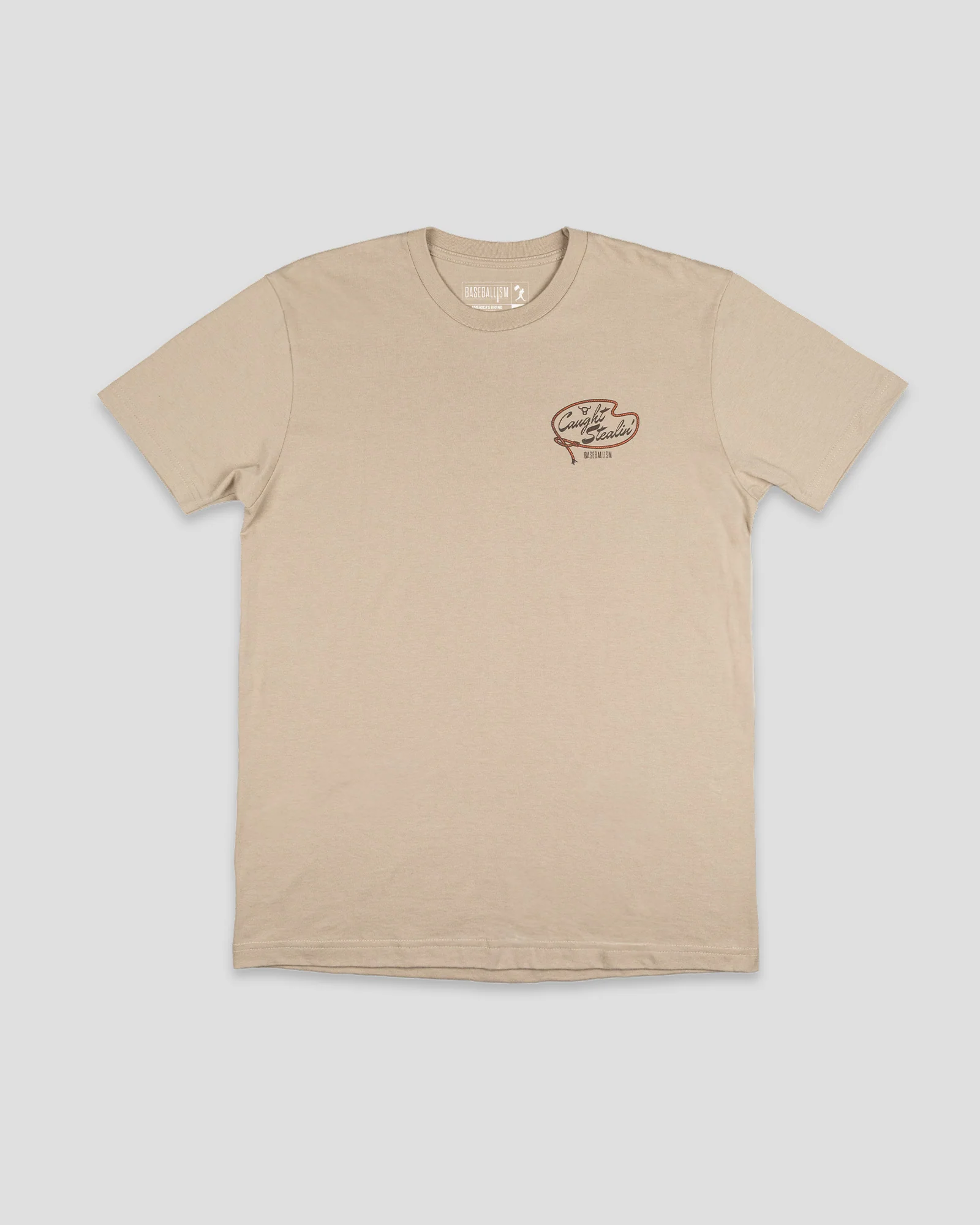 Caught Stealin' T-Shirt - Cream - Image 2
