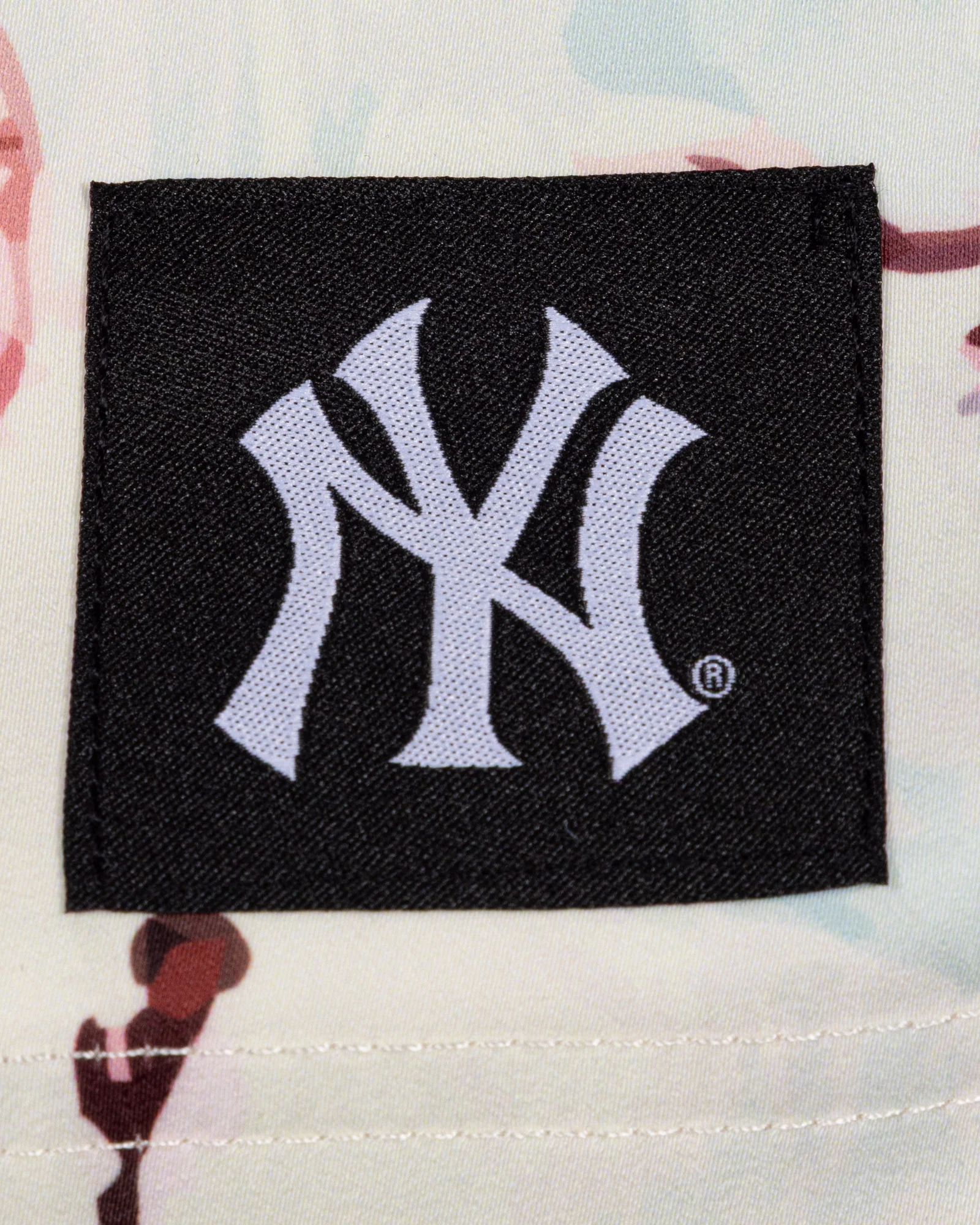 Cherry Blossom Baseball Diamond Lux Satin Youth Shorts - New York Yankees - Image 3