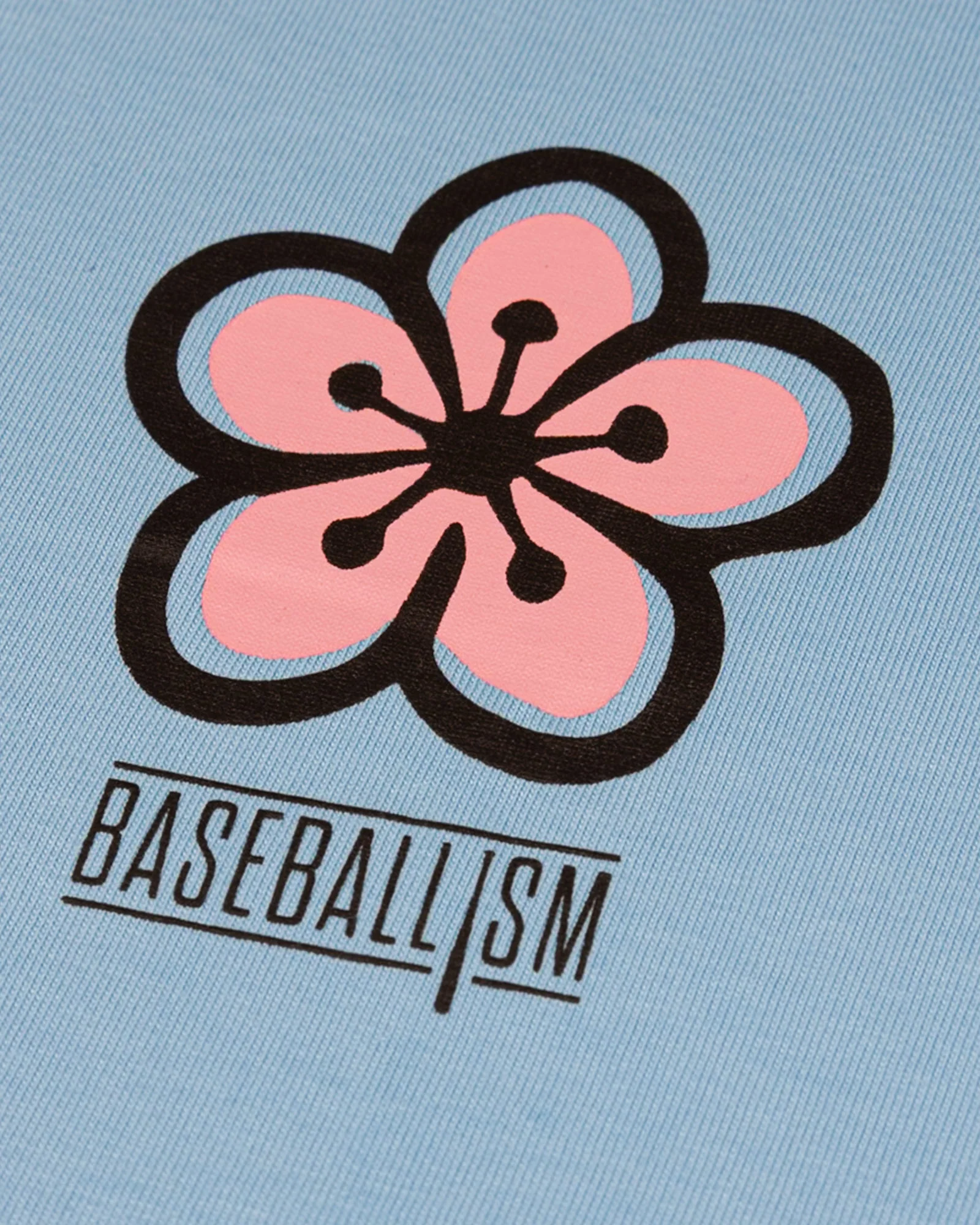 Cherry Blossom Baseball - Pima Cotton T-Shirt - Image 5