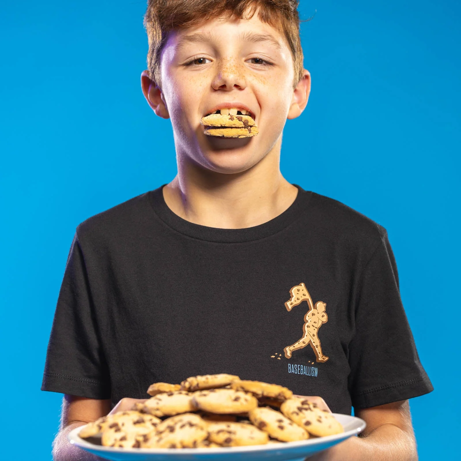 Cookies & Milk T-Shirt (Black) - Youth - Image 4