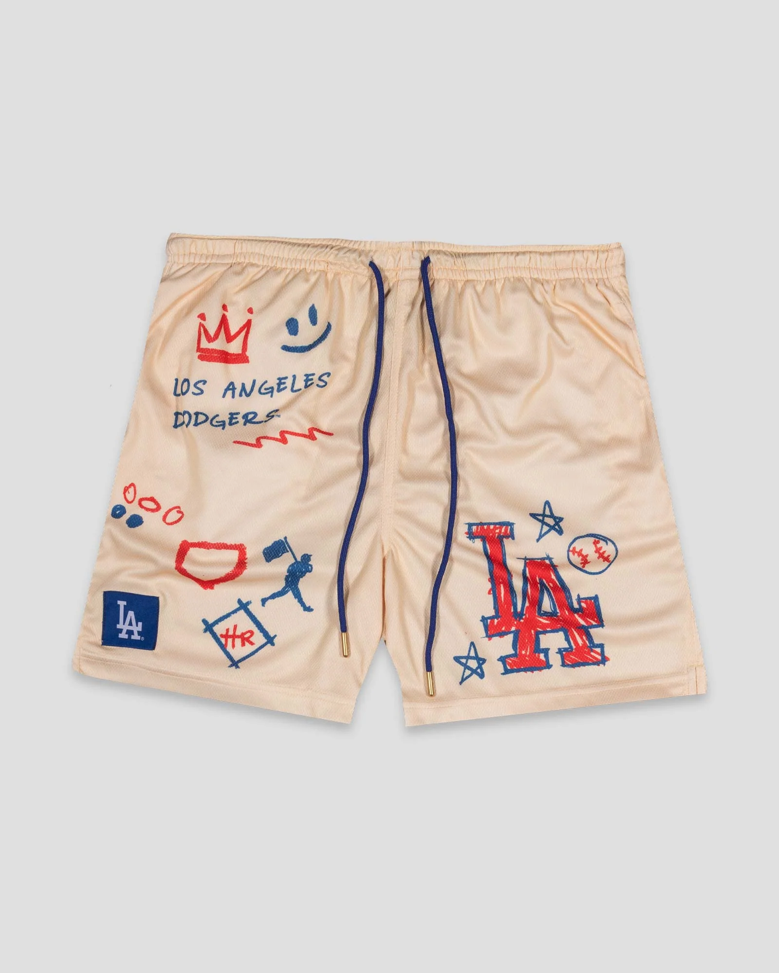 Crayon Series Diamond Air Mesh Shorts - Los Angeles Dodgers