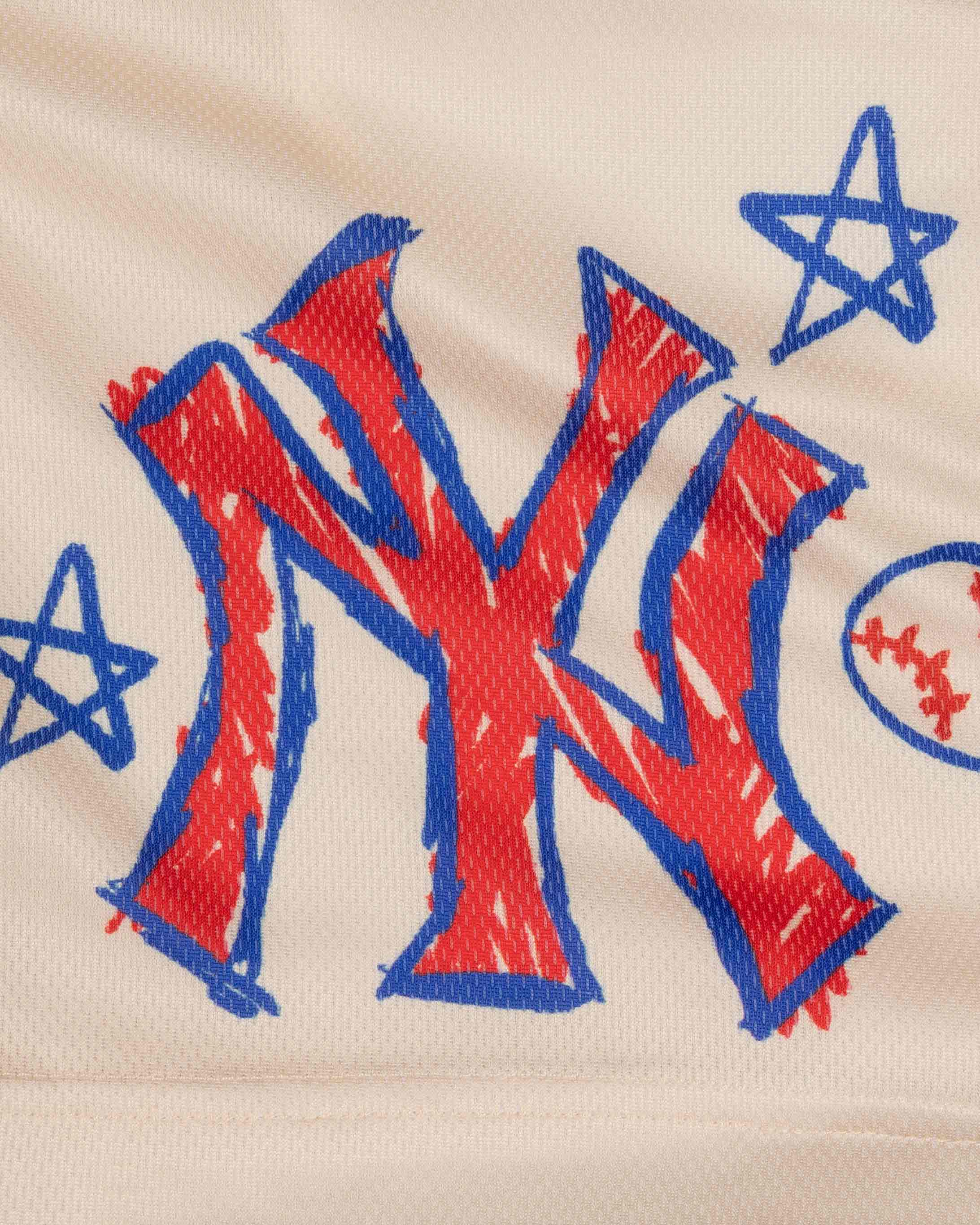 Crayon Series Diamond Air Mesh Shorts - New York Yankees - Image 3