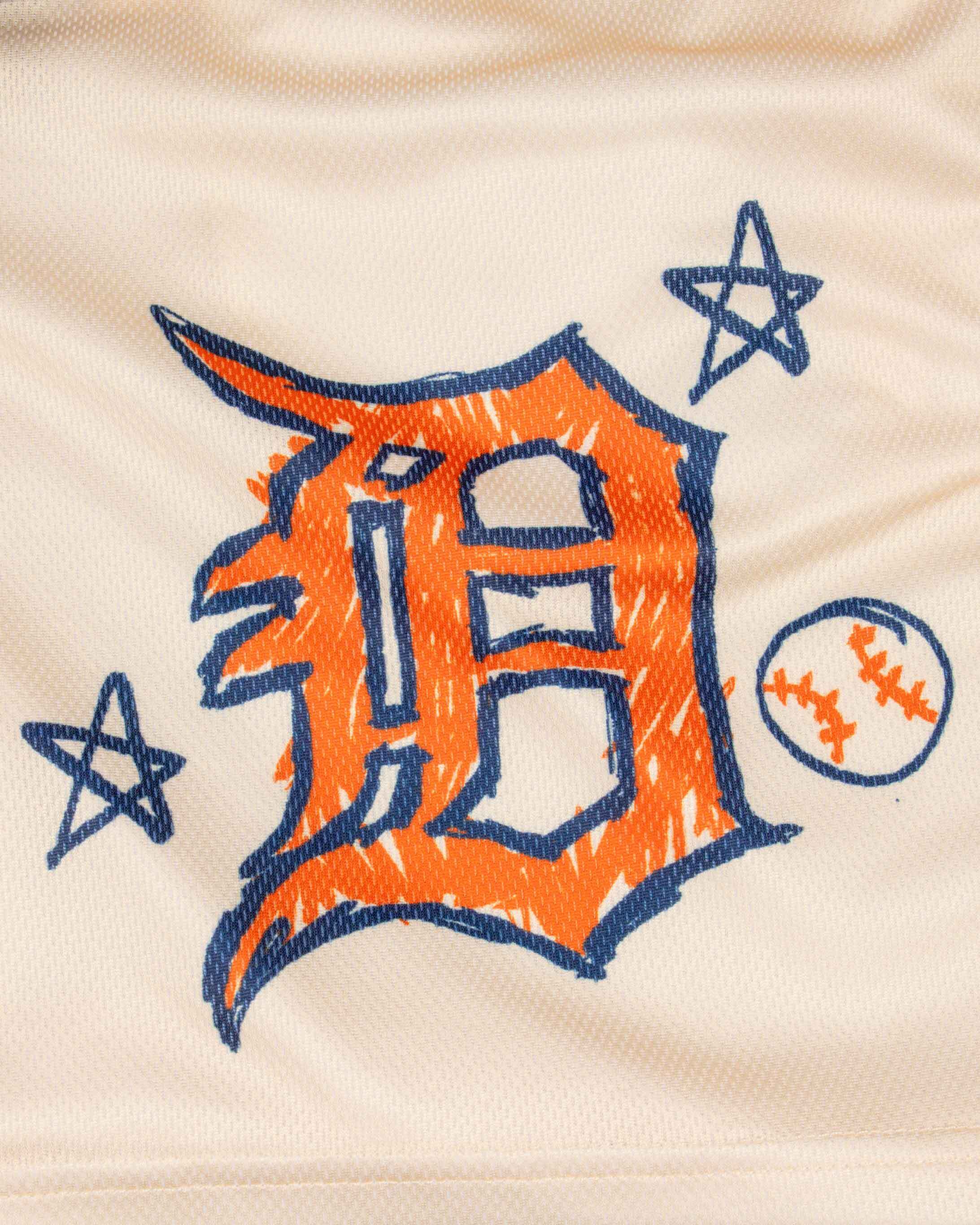 Crayon Series Diamond Air Youth Mesh Shorts - Detroit Tigers - Image 3