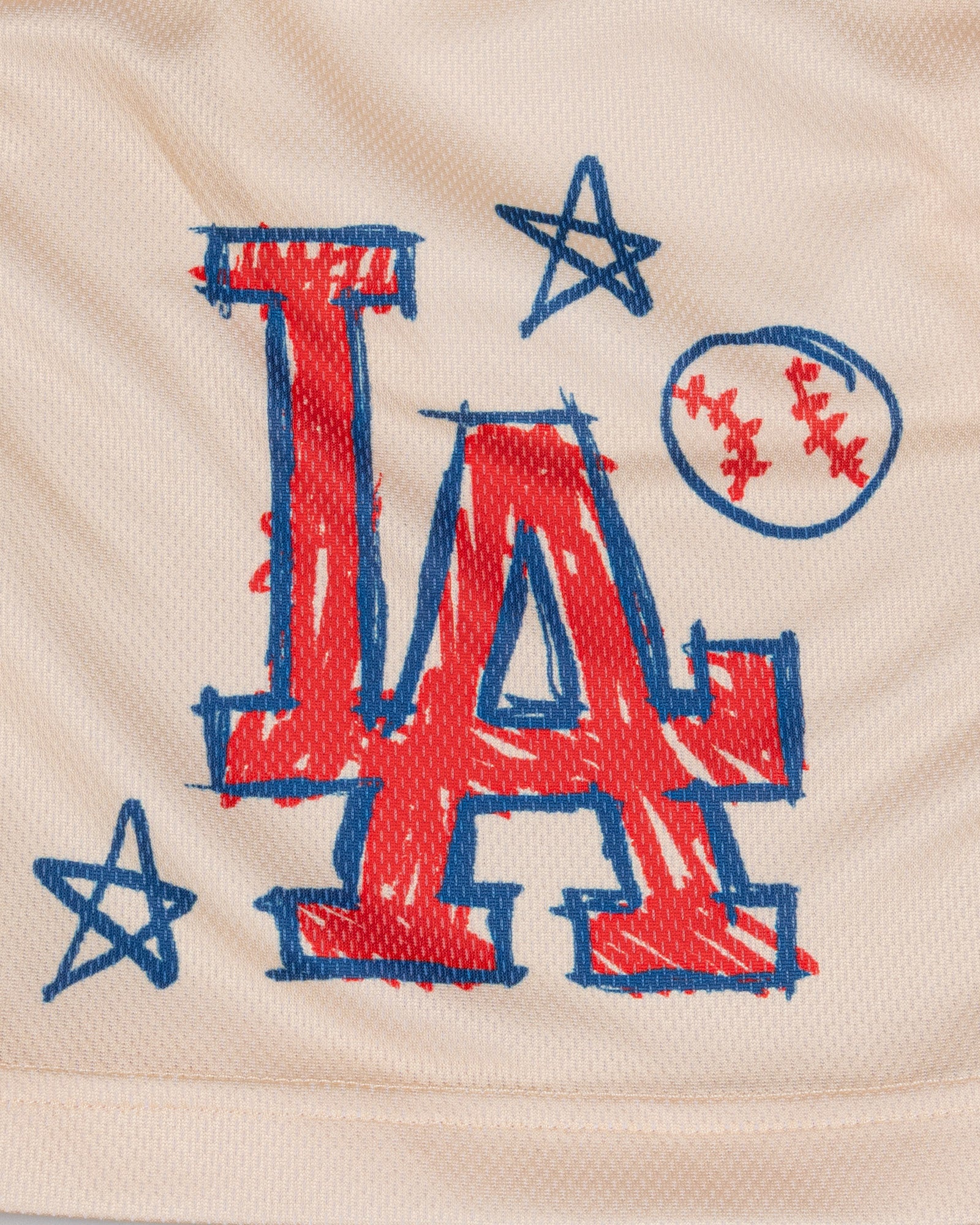 Crayon Series Diamond Air Youth Mesh Shorts - Los Angeles Dodgers - Image 3