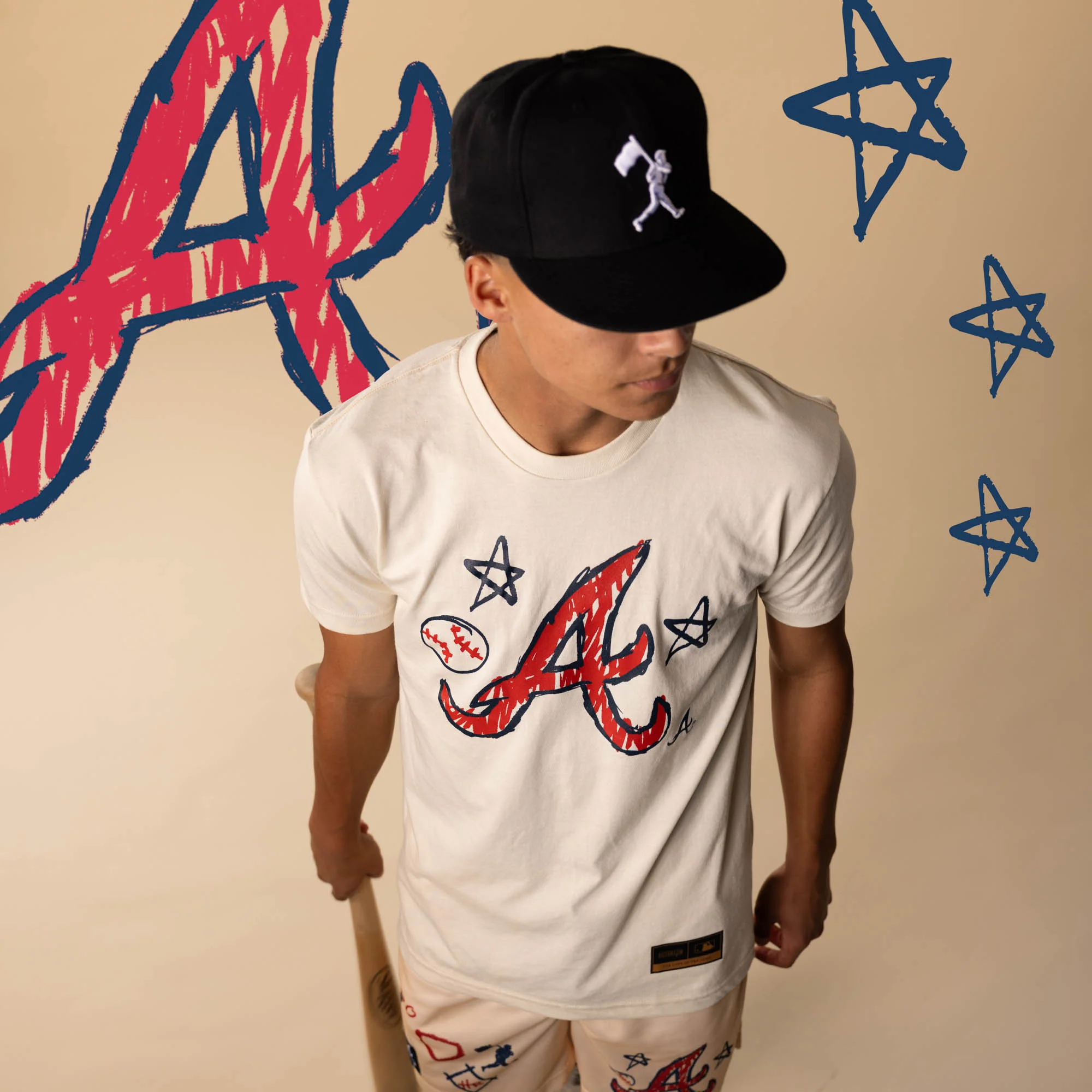 Crayon Series T-Shirt - Atlanta Braves - Image 3