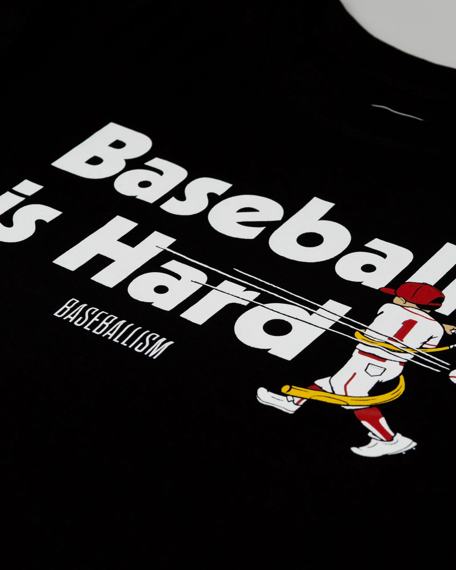 Baseball is Hard - Pima Cotton T-Shirt - Image 3