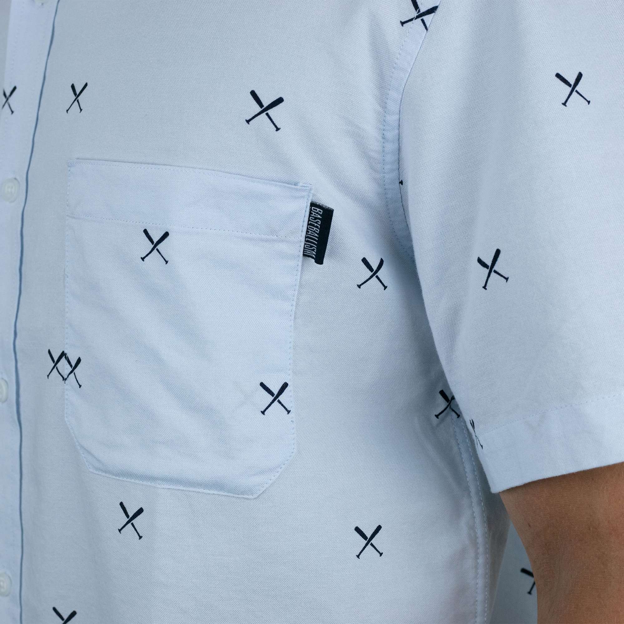 Crossed Bats - Oxford Button Down - Image 2