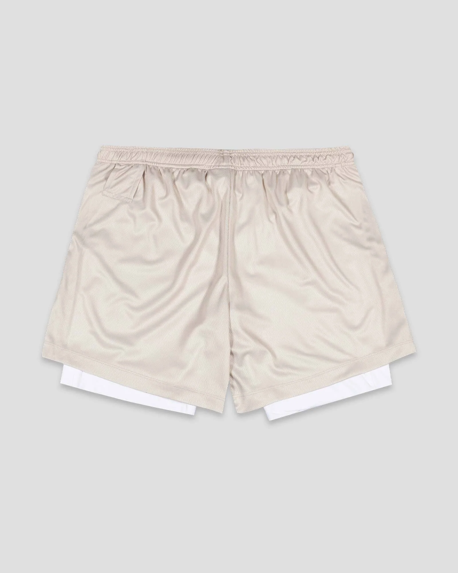 Diamond Air Liner Mesh Training Shorts (Cream) - Image 2