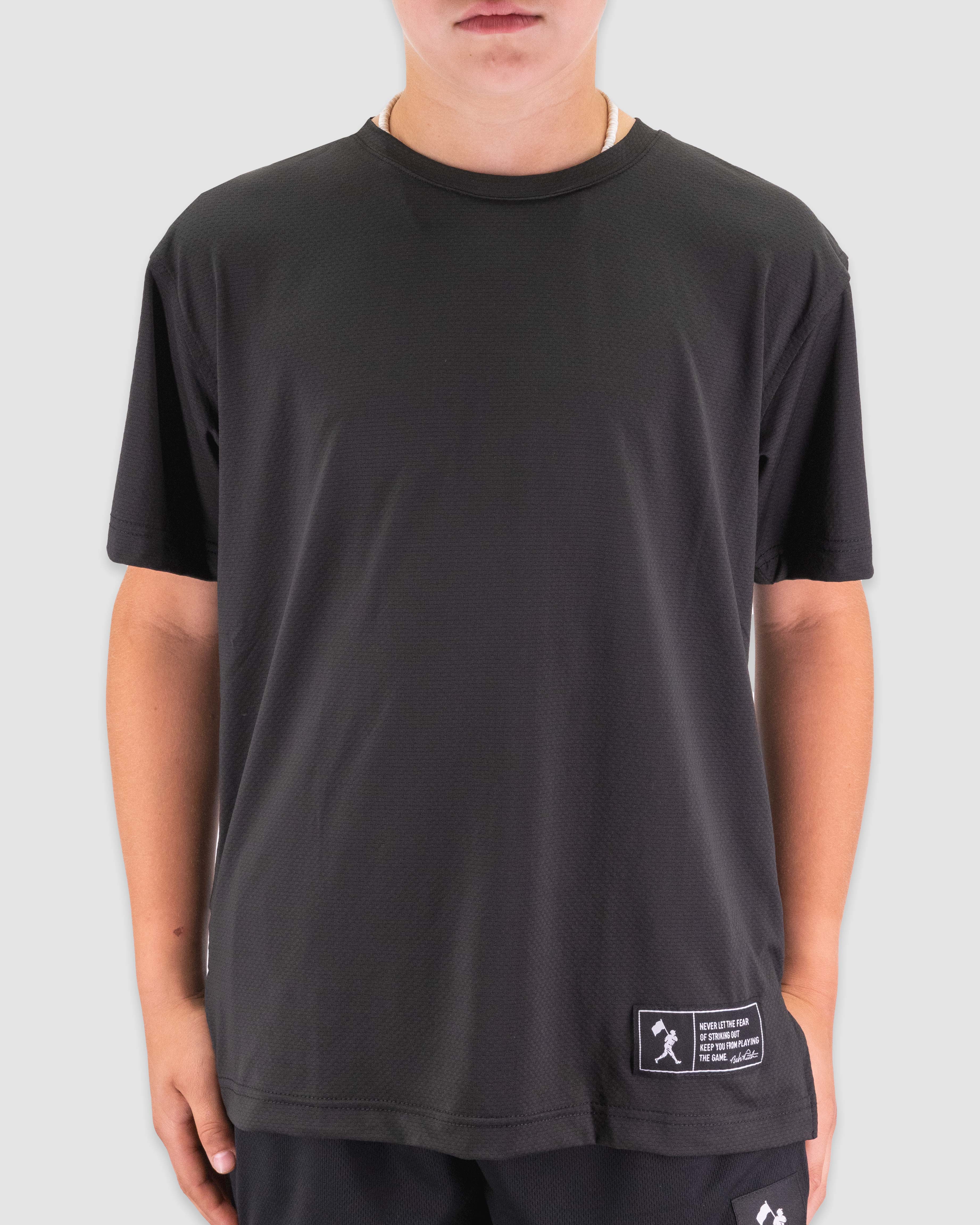 Diamond Flex Lite Training Tee (Black) - Youth - Image 2