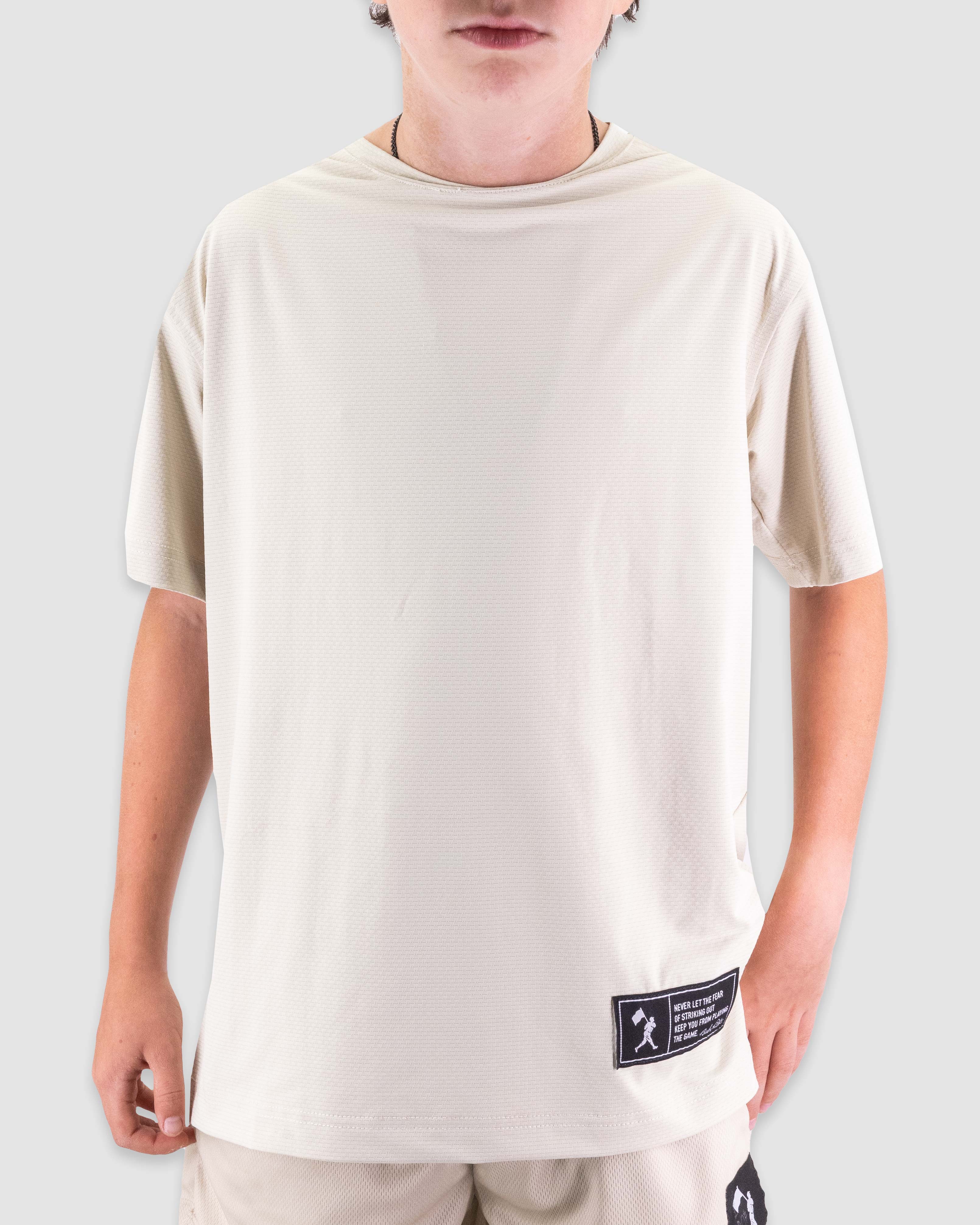 Diamond Flex Lite Training Tee (Cream) - Youth - Image 2