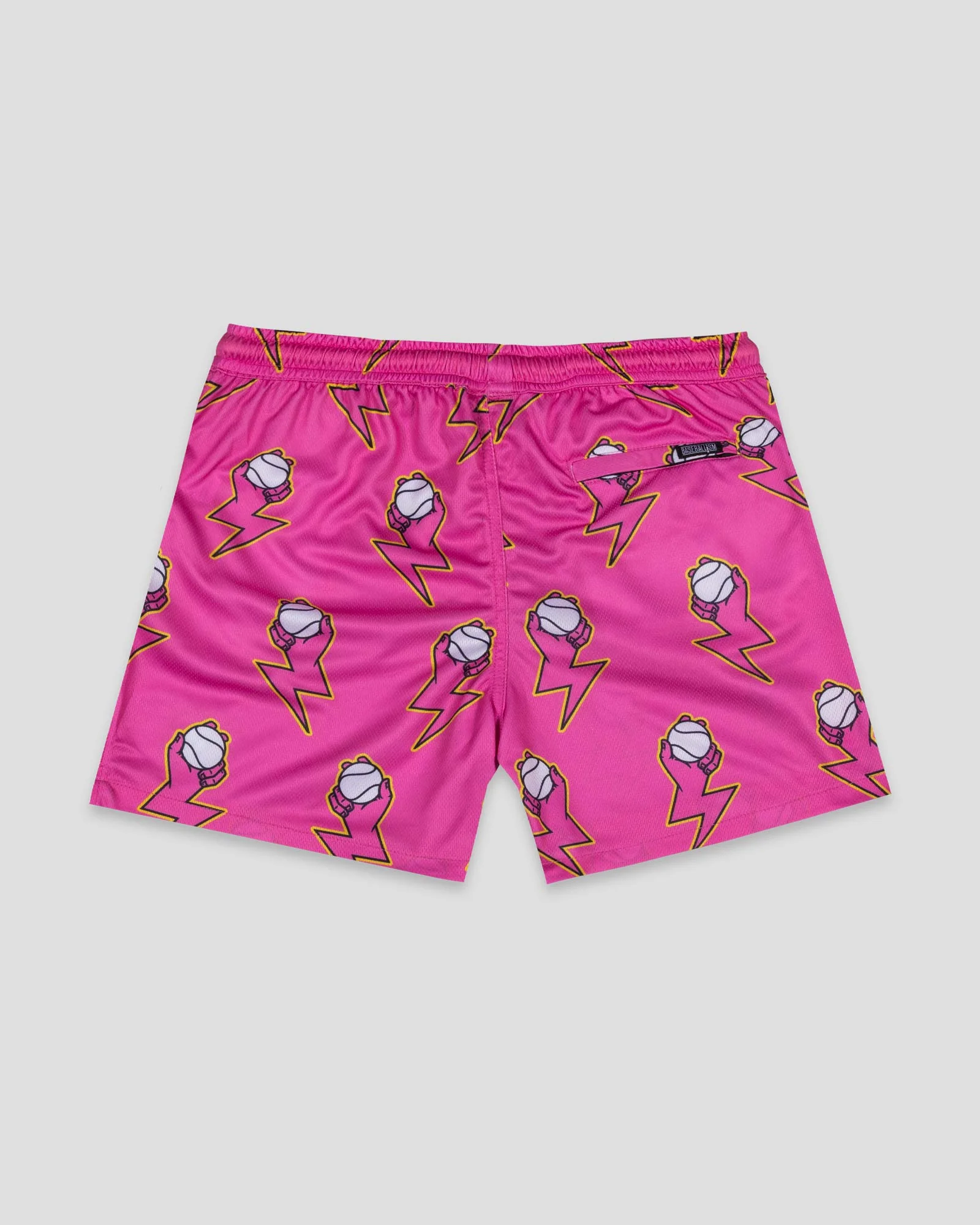 Electric Arms Diamond Air Mesh Shorts (Pink) - Image 2
