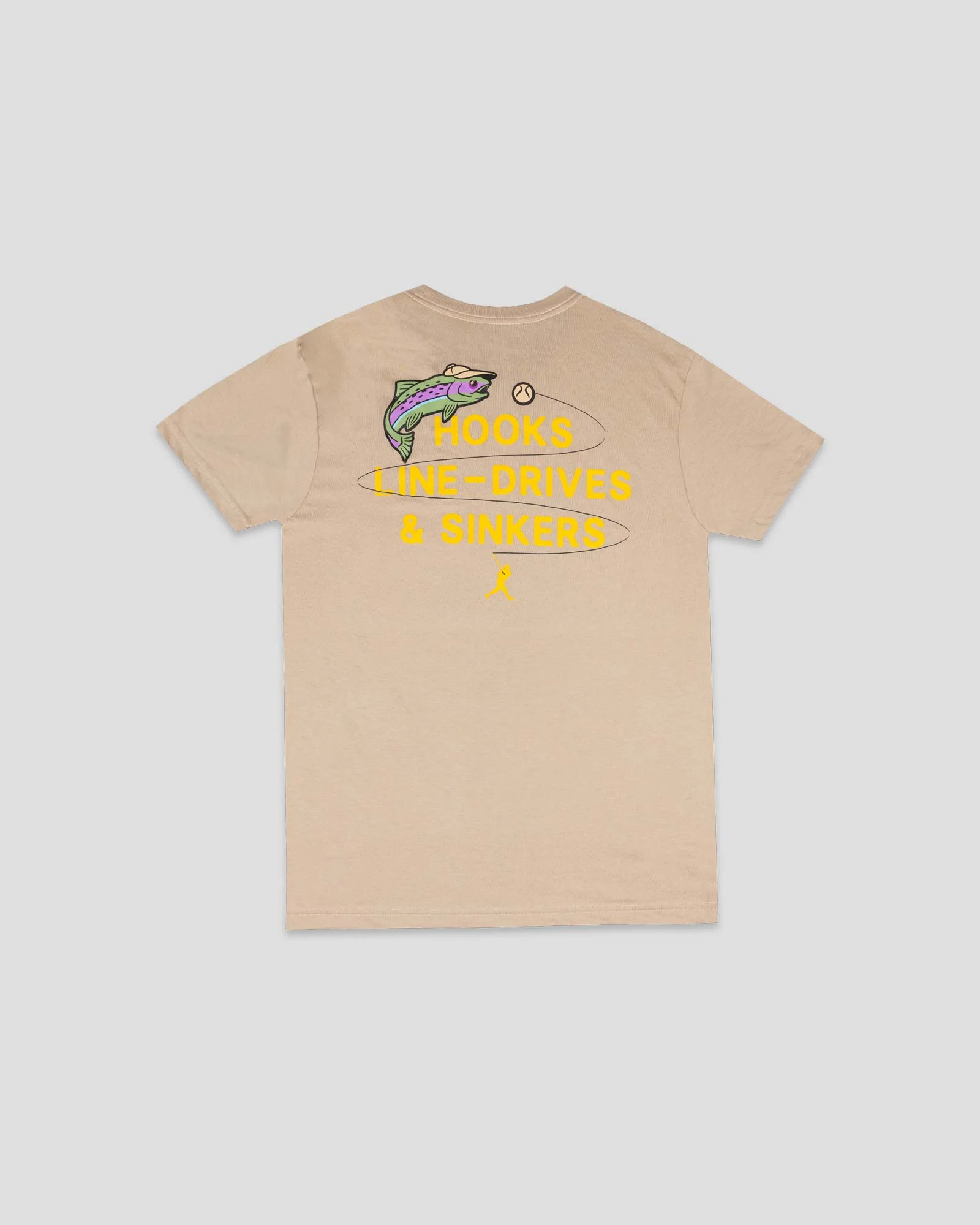 Fishing Club Hooks, Line Drives and Sinkers T-Shirt - Youth