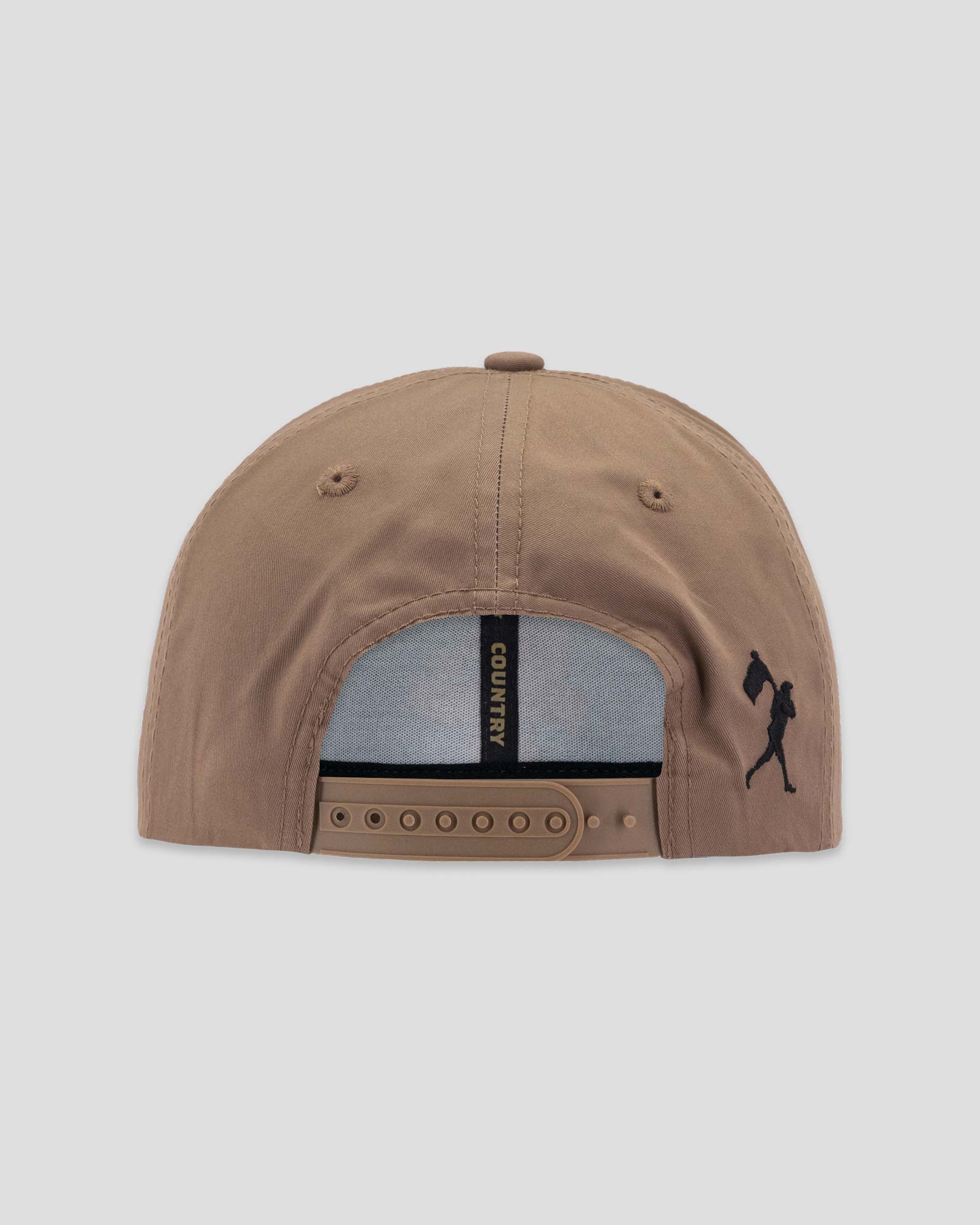 Fishing Club Patch Rope Cap - Brown - Image 4