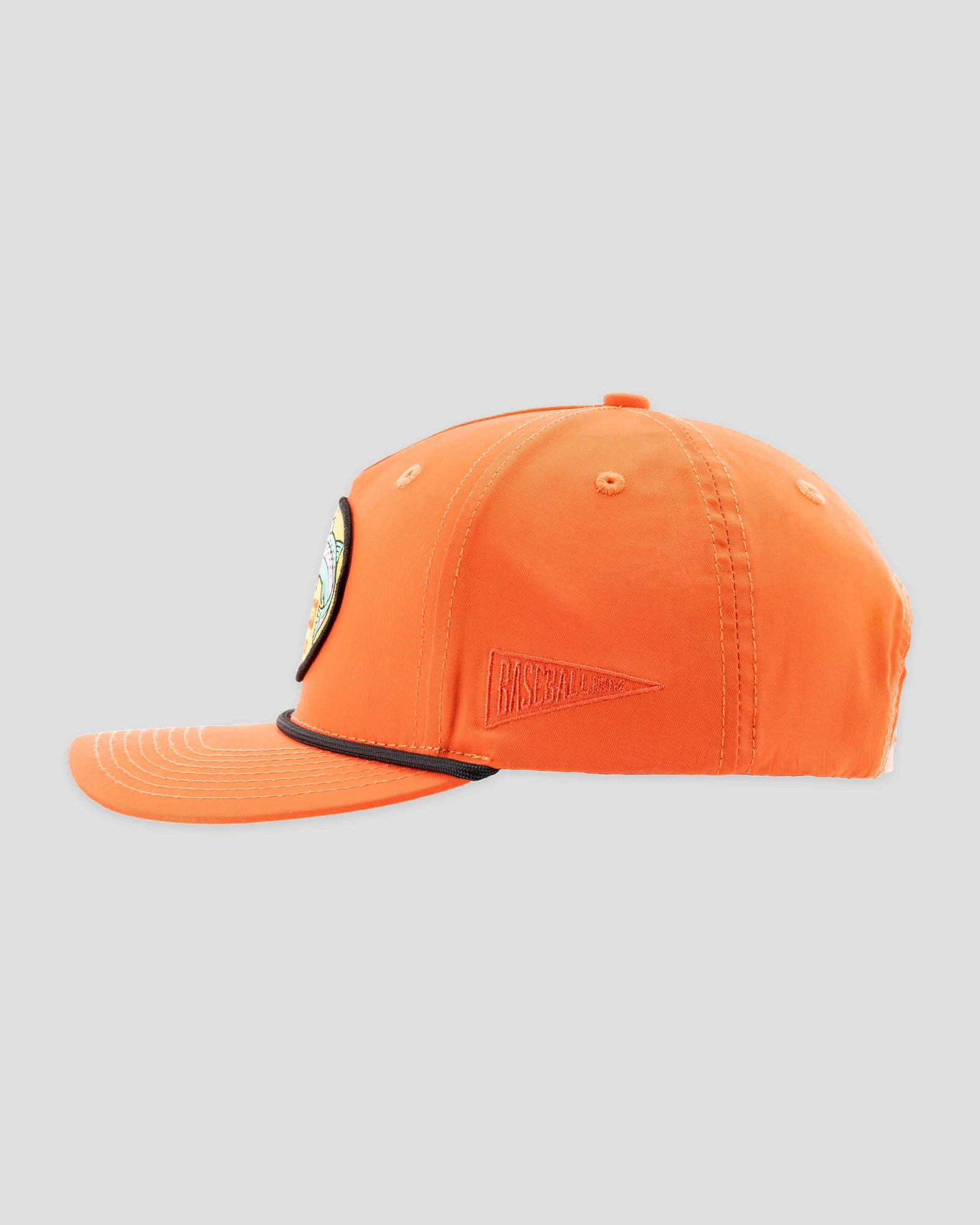 Fishing Club Patch Rope Cap - Orange - Image 3