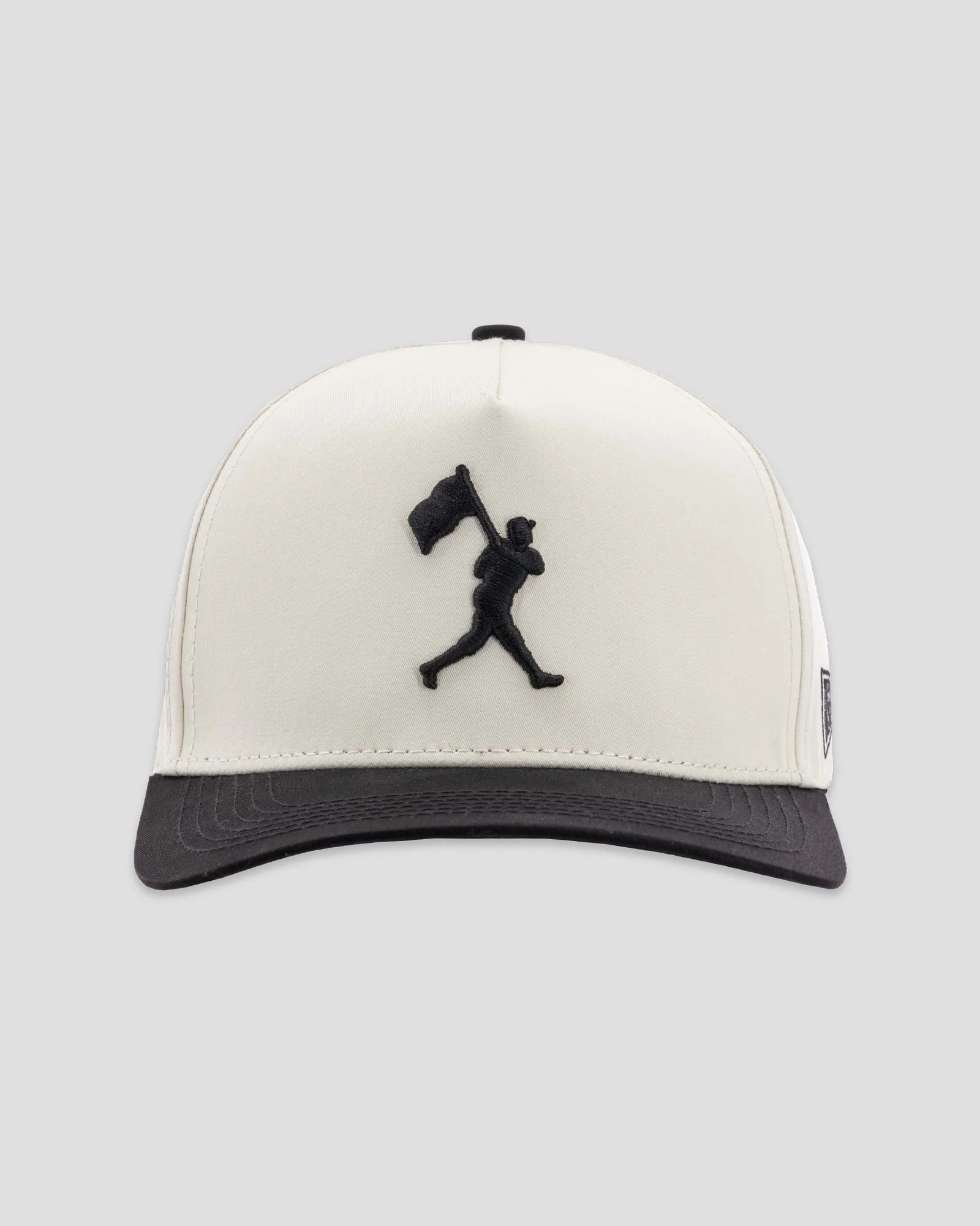 Flag Man Five Panel Cap - Cream - Image 2