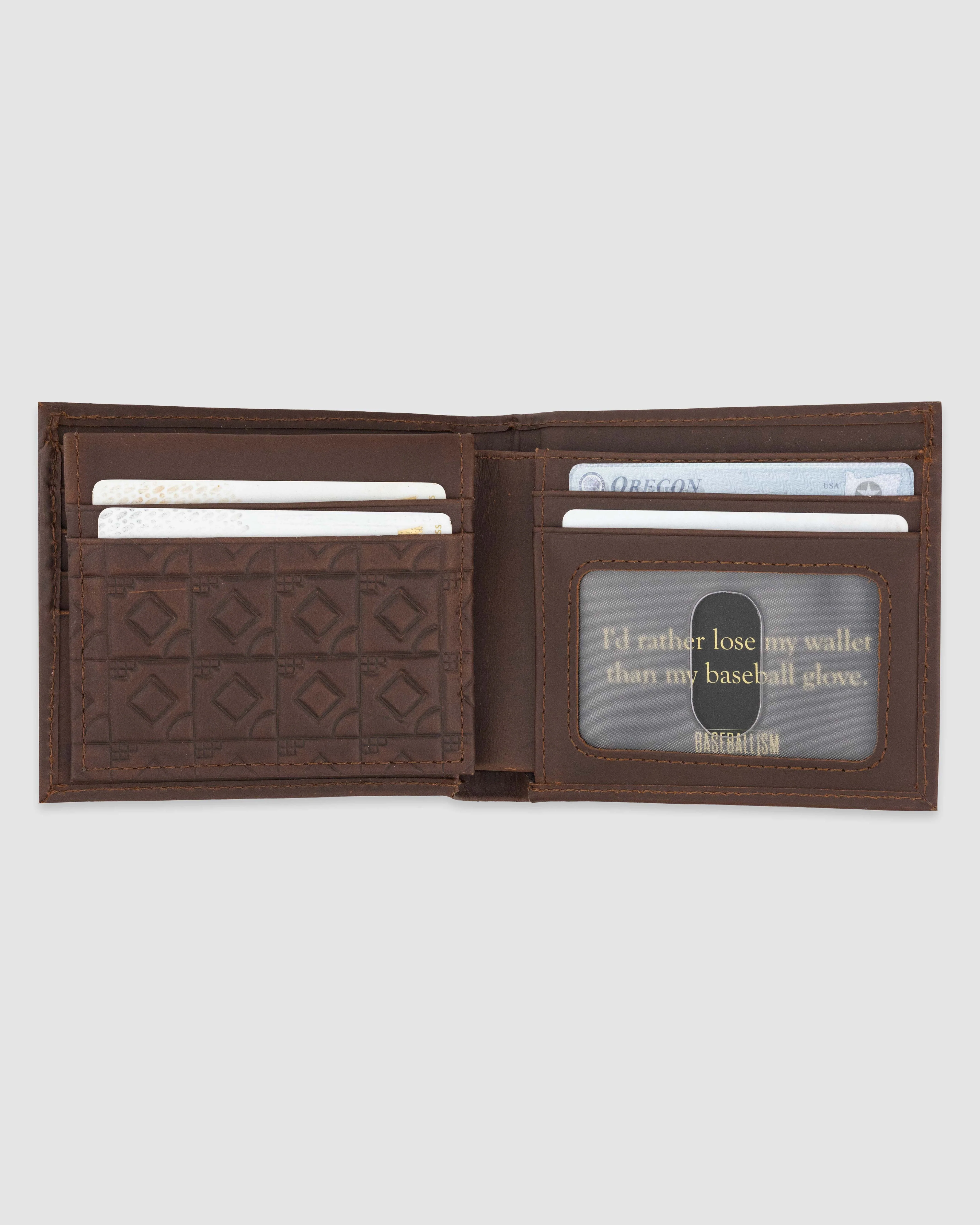 Flag Man Scorebook Bifold Wallet - Texas Rangers - Image 3